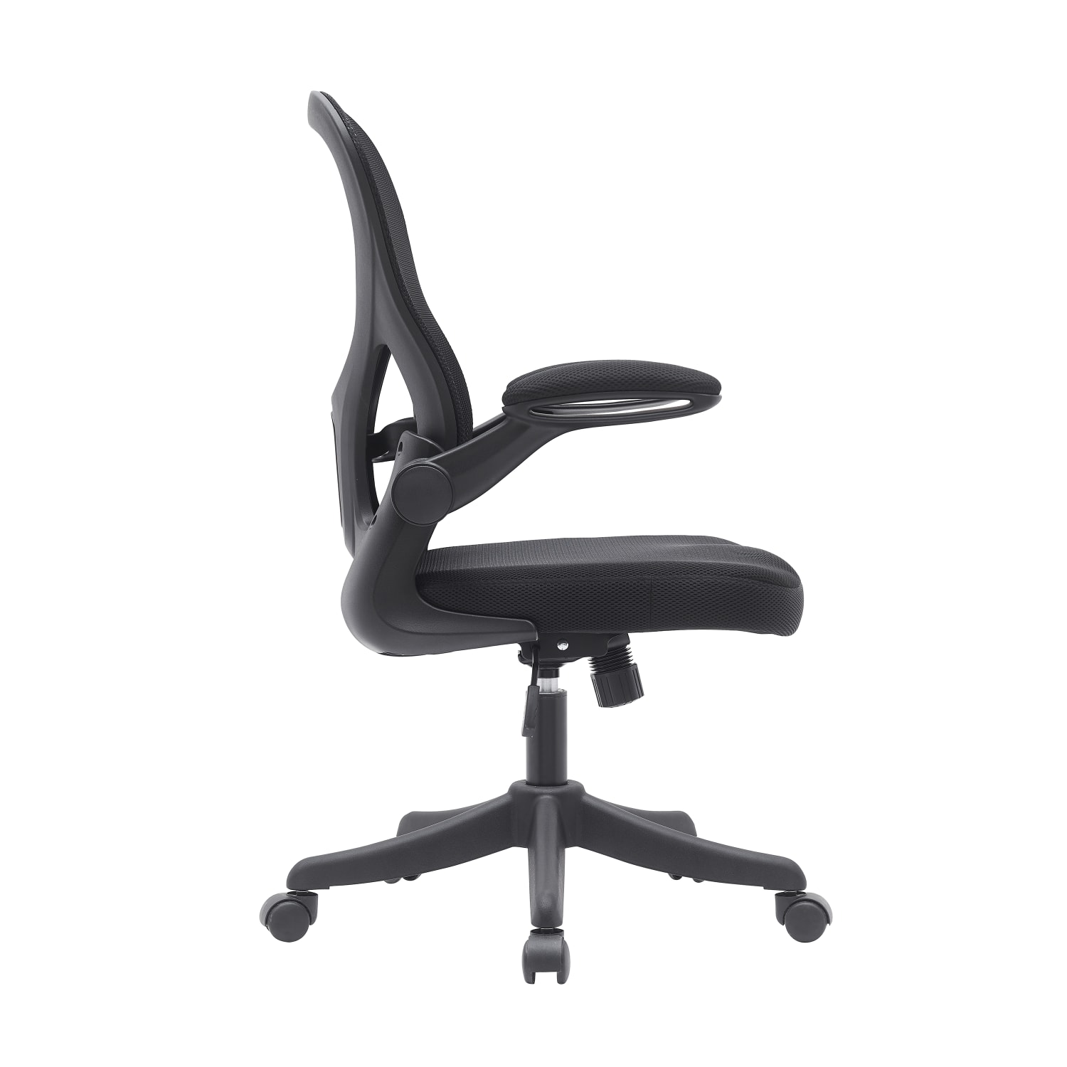 Techni Mobili Ergonomic Mesh High-Back Task Chair, Black - Image 7