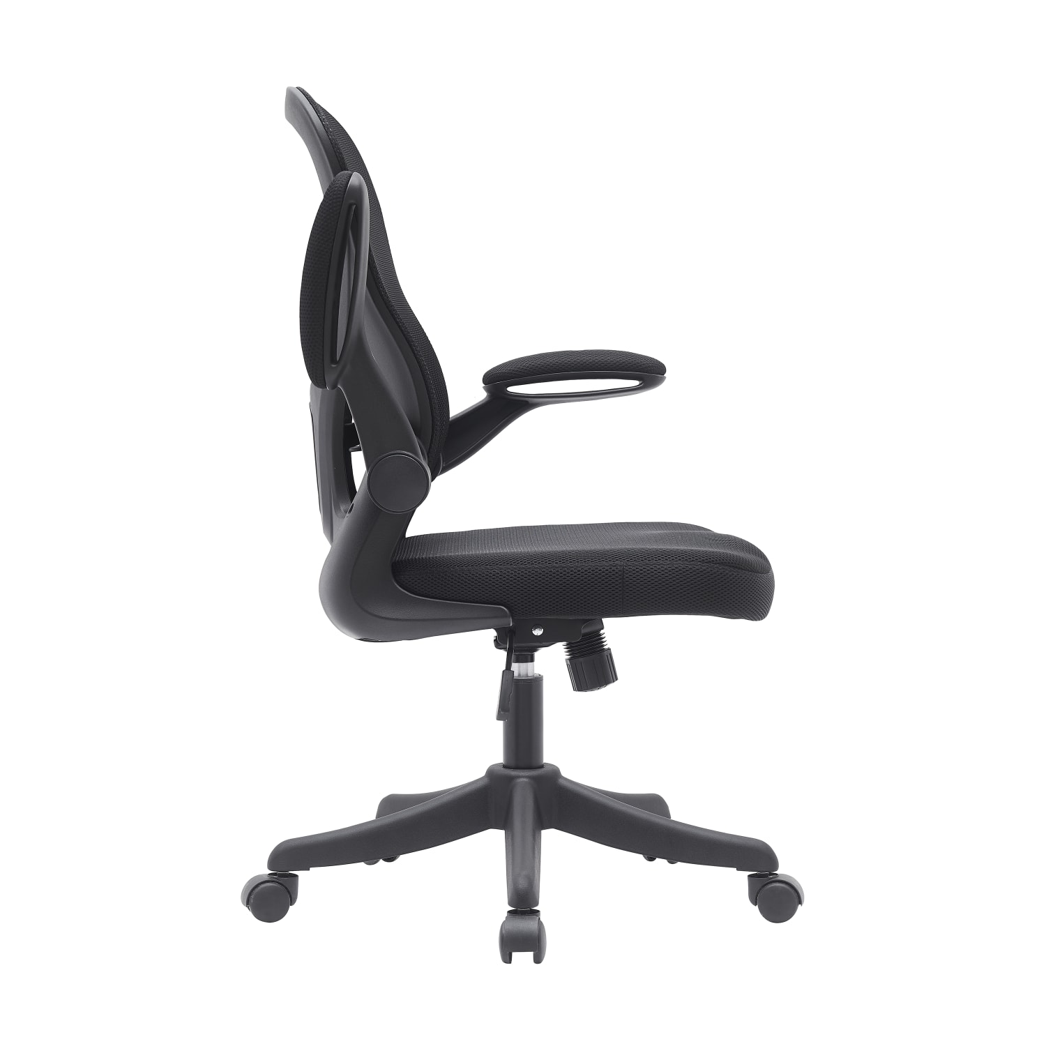 Techni Mobili Ergonomic Mesh High-Back Task Chair, Black - Image 9