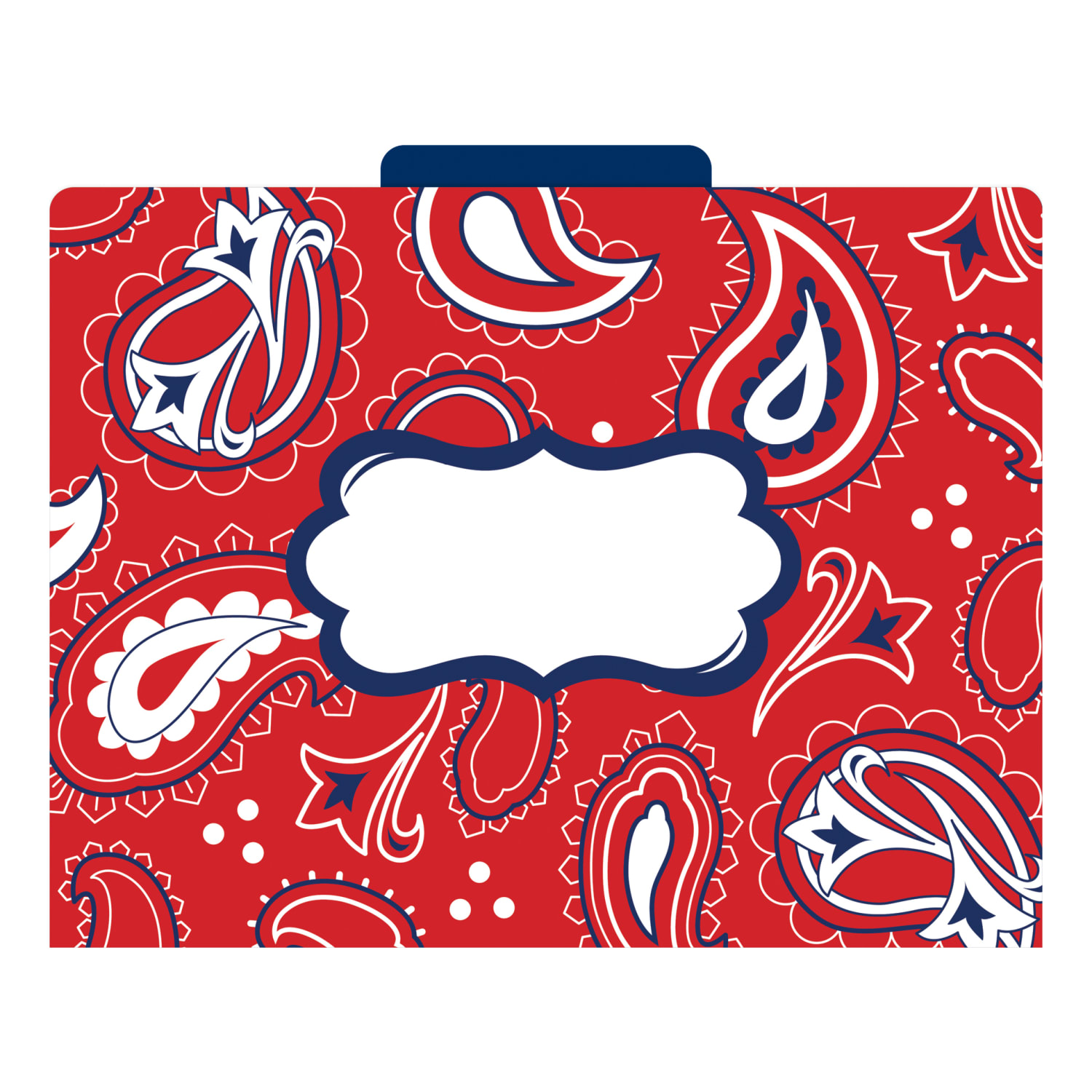Barker Creek Tab File Folders, Letter Size, Bandana, Pack Of 36 Folders - Image 3