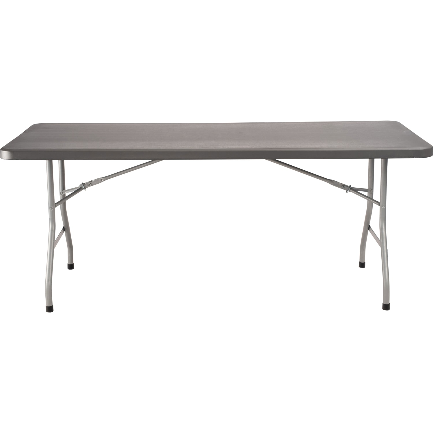 National Public Seating BT Series Blow-Molded Folding Table, 29-1/2inH x 72inW x 30inD, Charcoal/Gray - Image 3
