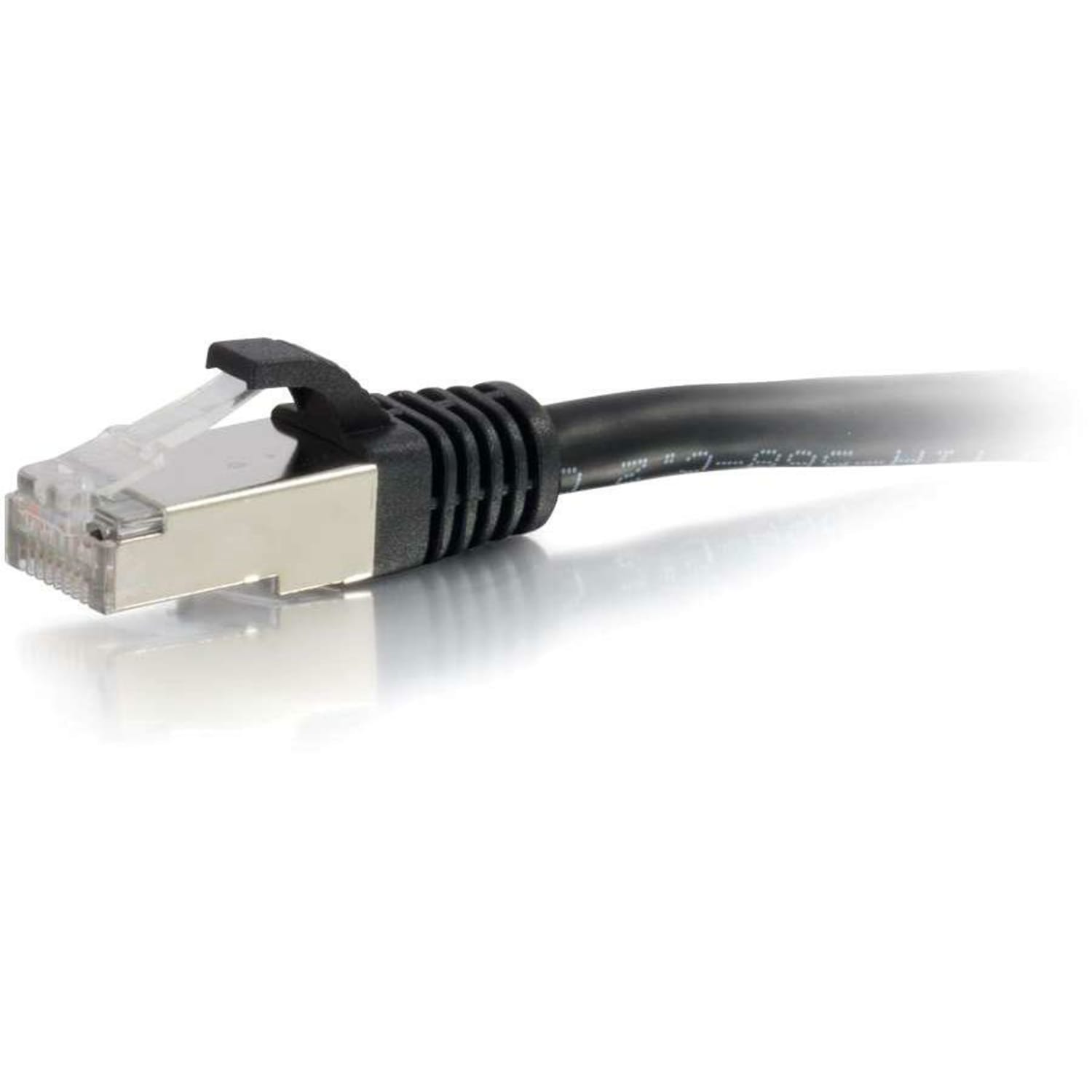 C2G 3ft Cat6 Ethernet Cable - Snagless Shielded (STP) - Black - Category 6 for Network Device - RJ-45 Male - RJ-45 Male - Shielded - 3ft - Black - Image 3