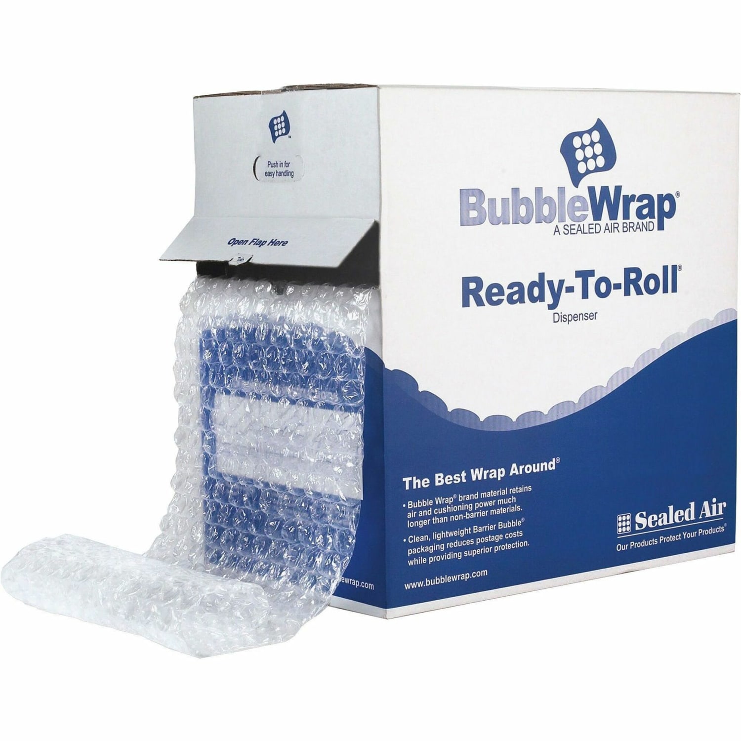 Sealed Air Ready-To-Roll Bubble Packing Material, 12in x 65ft - Image 3