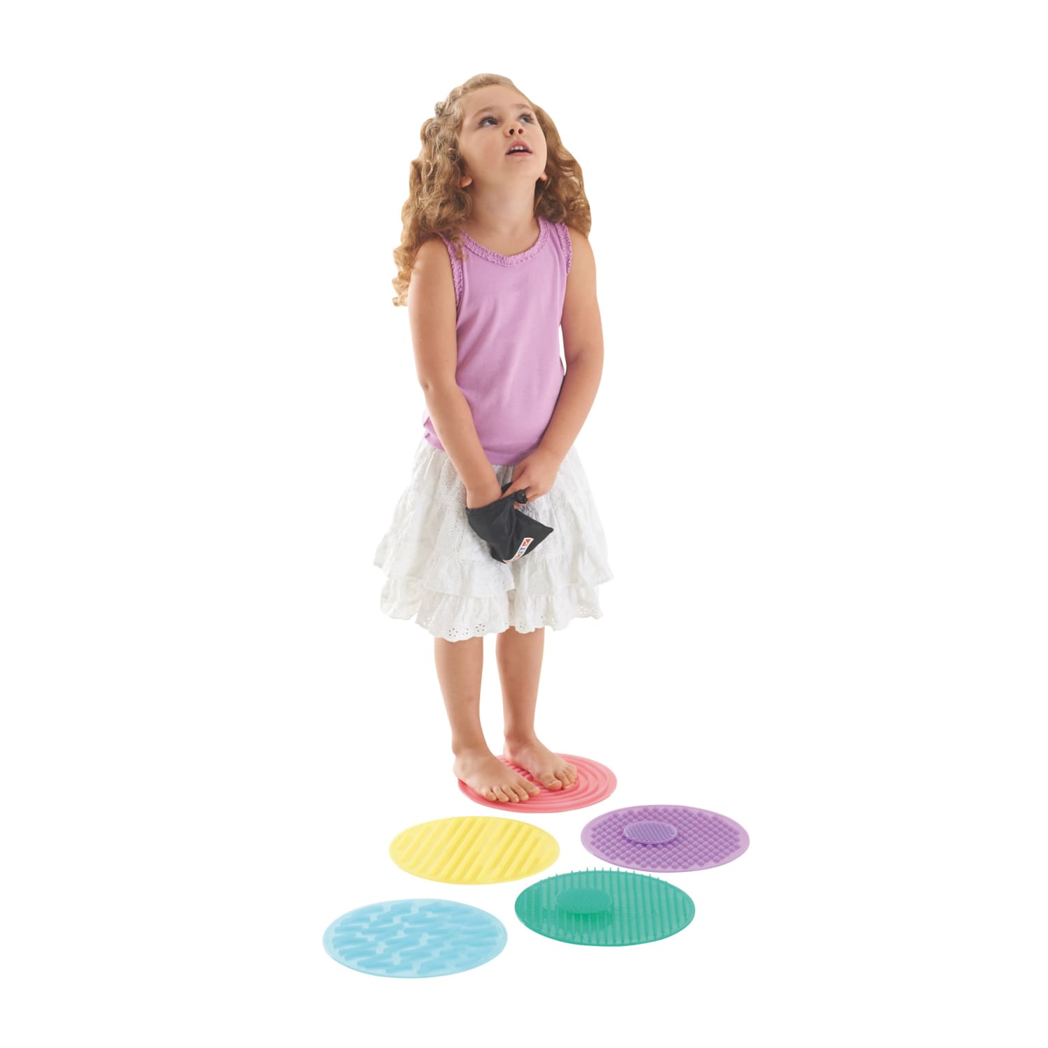 TickiT SiliShapes Sensory Circles, Multicolor, Set Of 10 Circles - Image 4