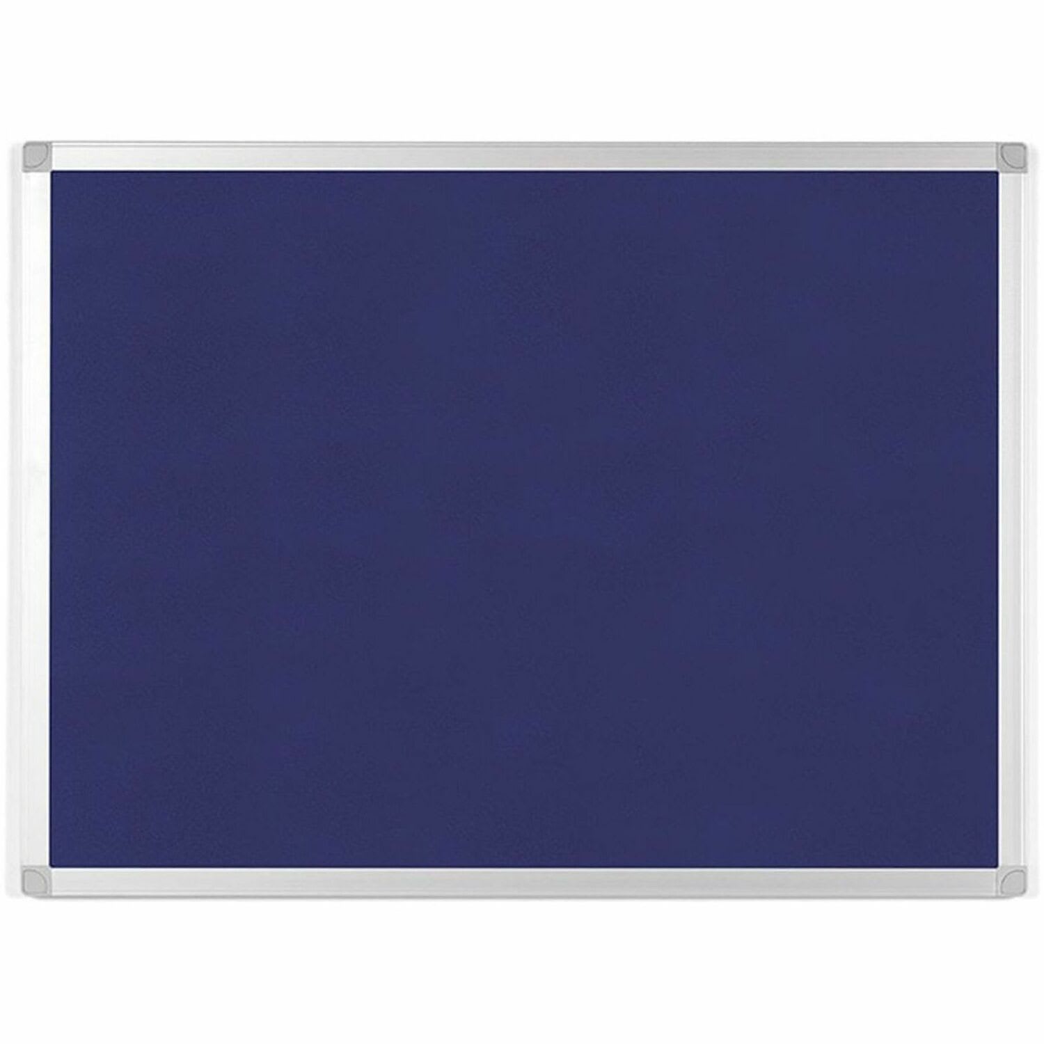 Bi silque Ayda Bulletin Board, 36in x 48in, Aluminum Frame With Blue/Silver Finish - Image 3