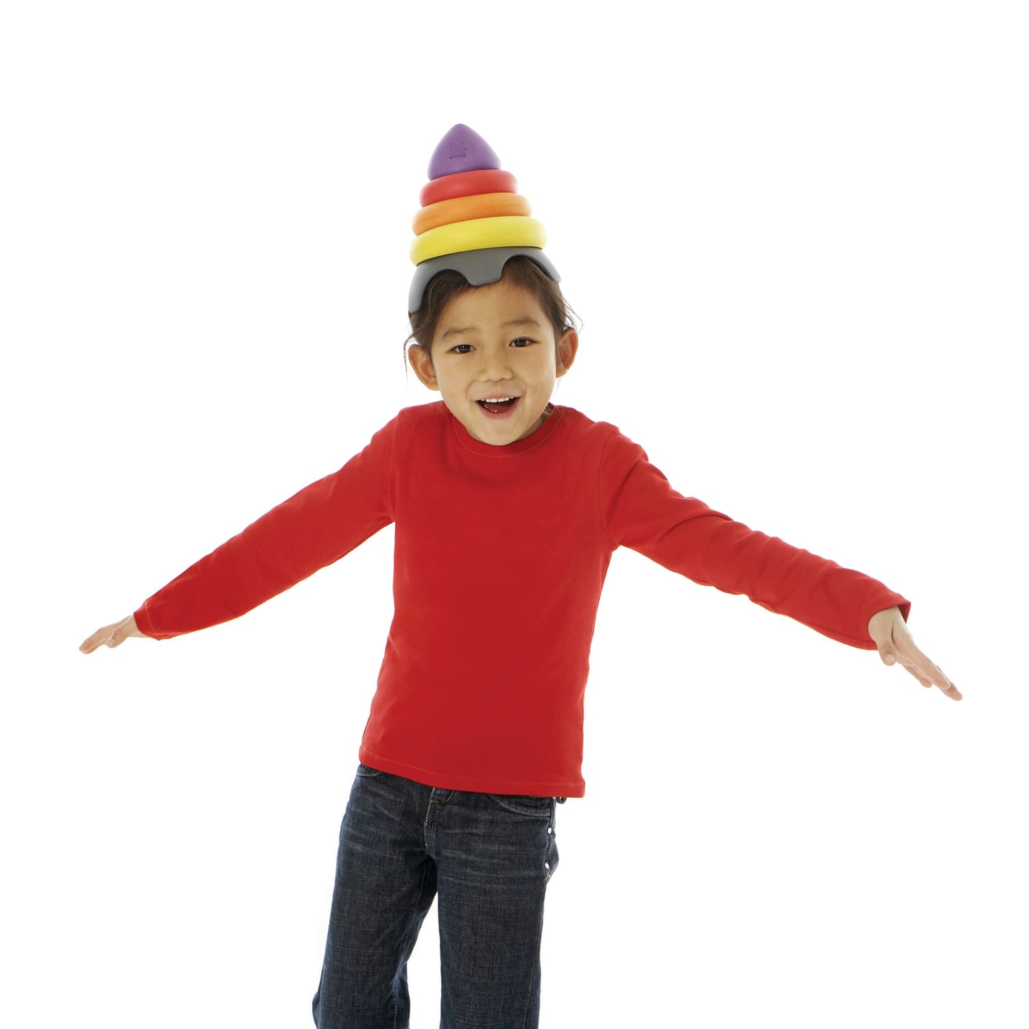 GONGE Clown's Hat Balancing Toy, Multicolor - Image 3