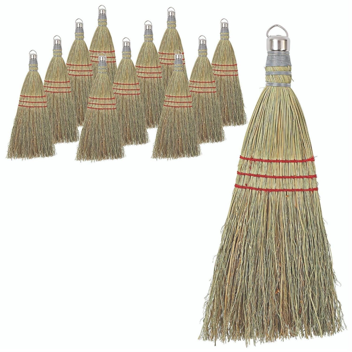 Genuine Joe Whisk Broom - Natural - 12 / Carton - Image 3