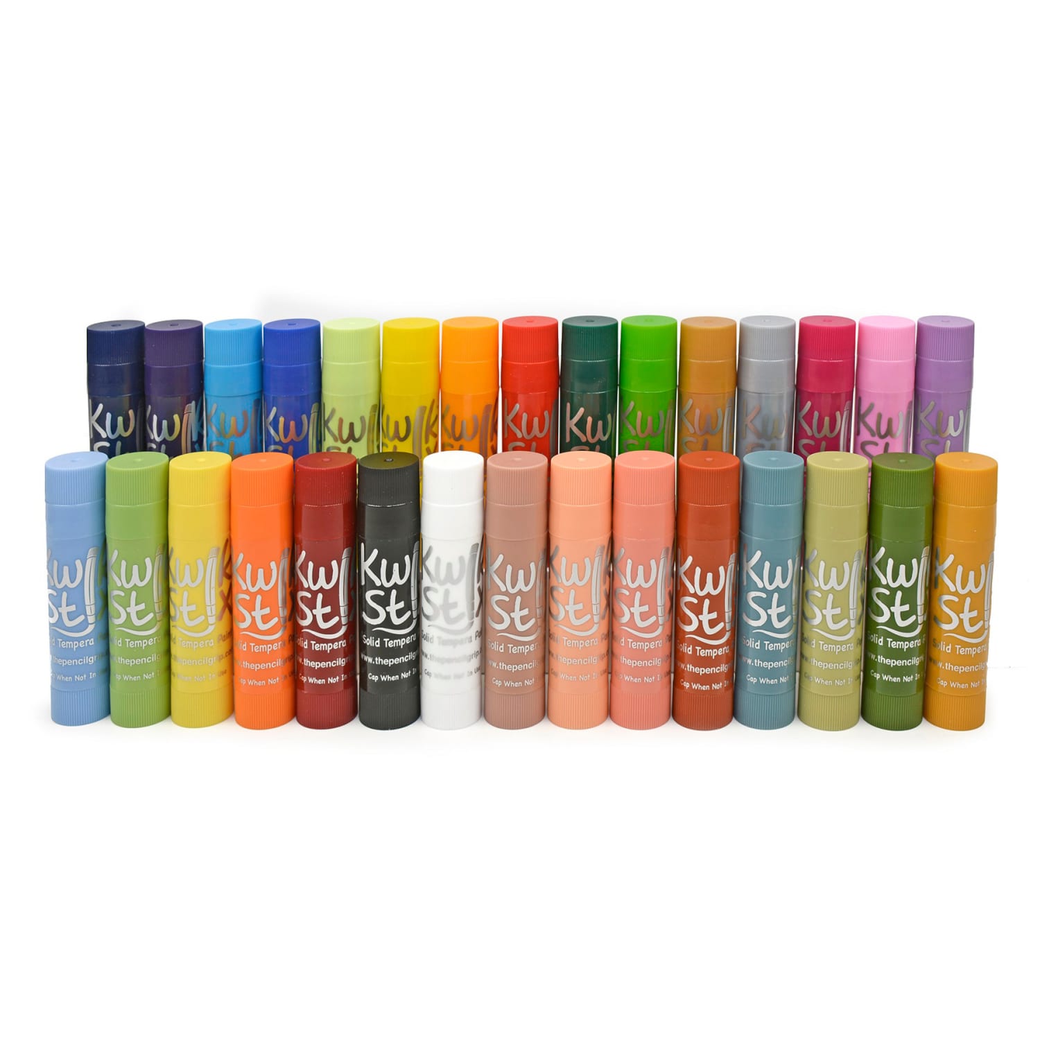 The Pencil Grip Kwik Stix Solid Tempera Paint Sticks, 10 mL, Assorted, Pack Of 30 Sticks - Image 5