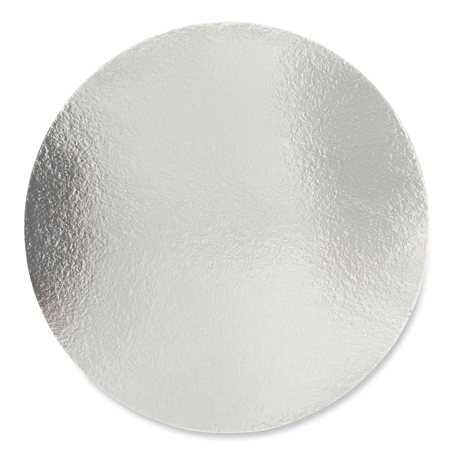Boardwalk Round Aluminum To-Go Container Lids, Flat, 9in, Silver, Carton Of 500 Lids