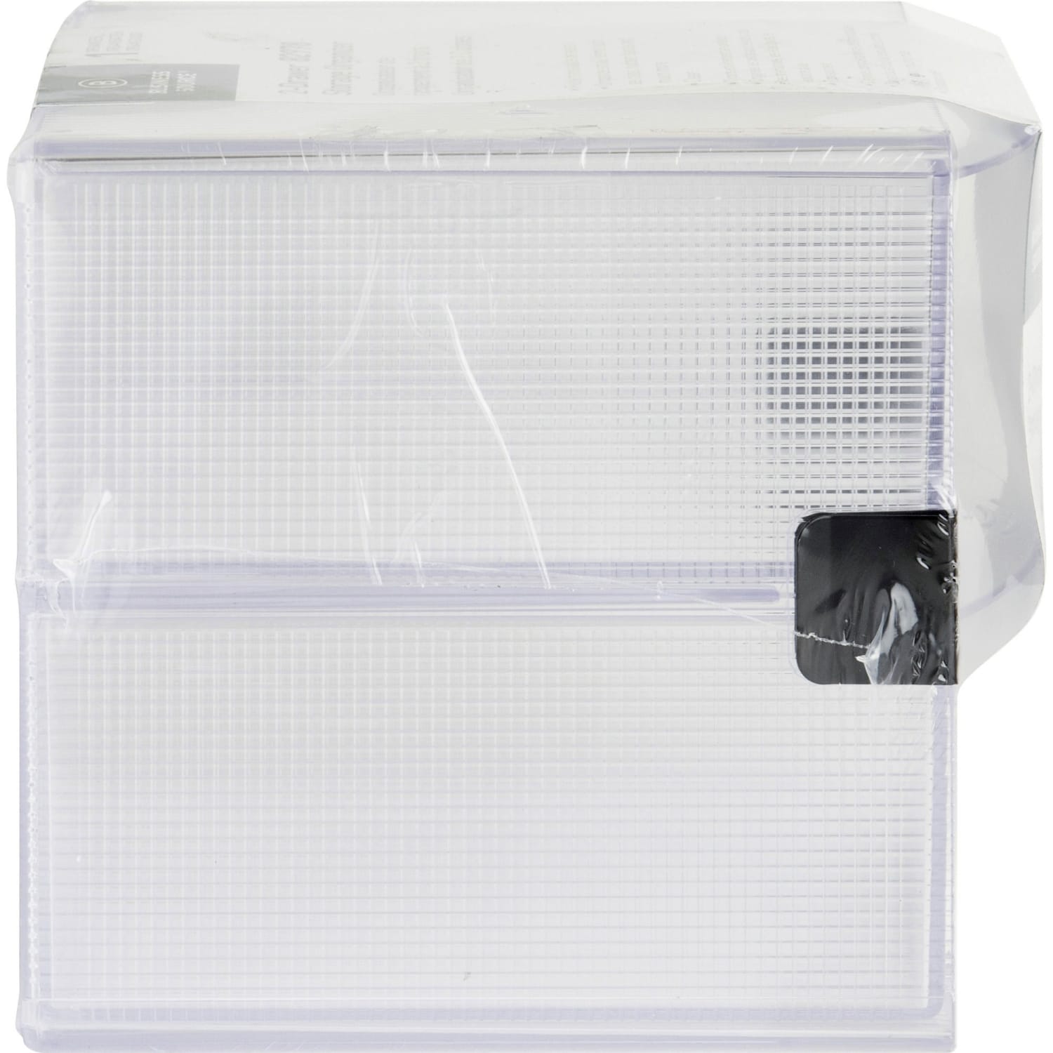 Sparco 2-Drawer Storage Organizer, 6inH x 6inW x 6inD, Clear - Image 5