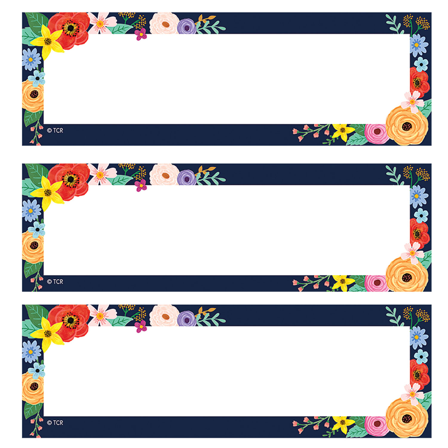 Teacher Created Resources Labels Magnetic Accents, Wildflowers, 20 Per Pack, Set Of 2 Packs - Image 5