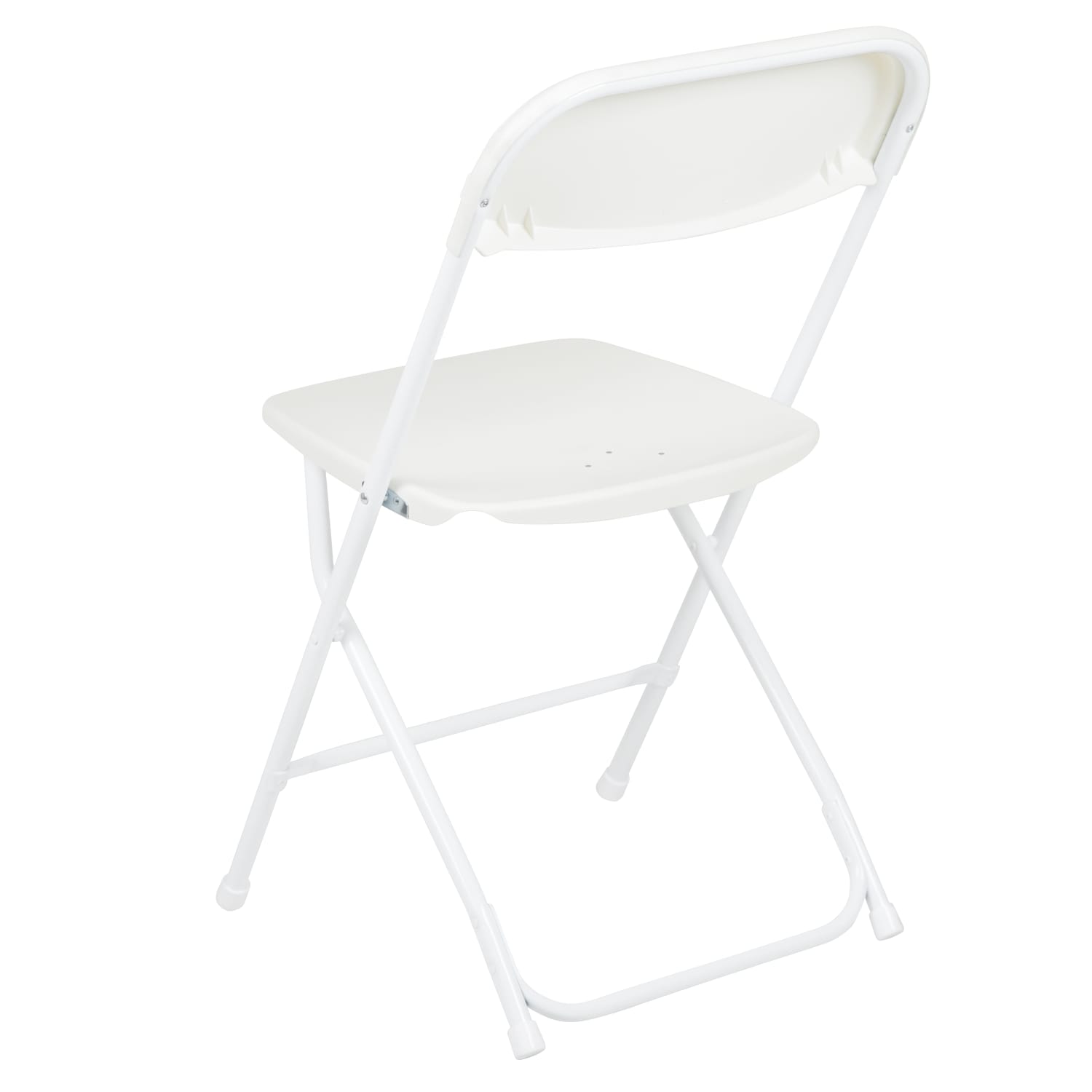 Flash Furniture Hercules Series Plastic Folding Chairs White Set Of 6 Chairs PopularChairscom