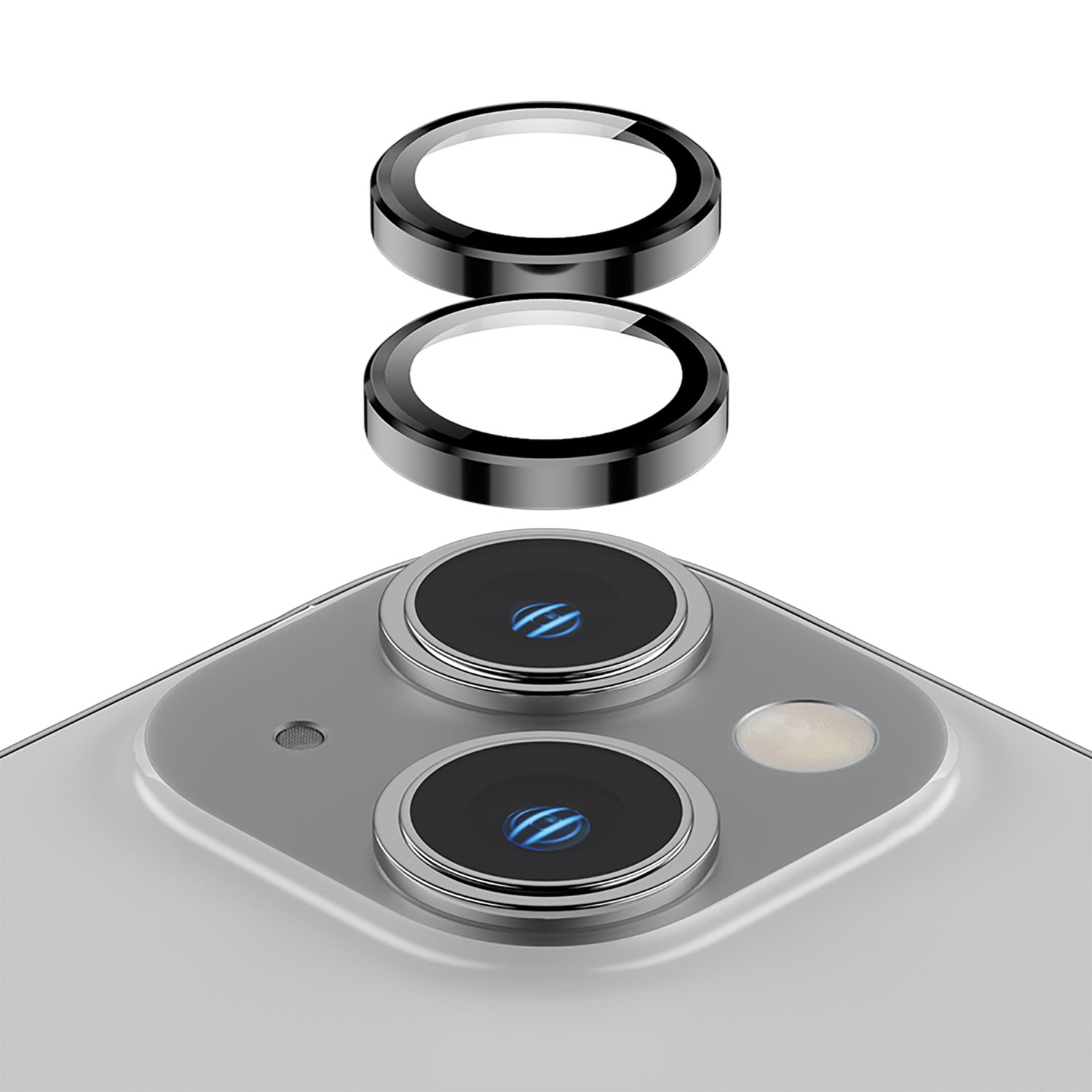 cellhelmet Tempered Camera Glass Protector, For iPhone 15/15 Plus - Image 5