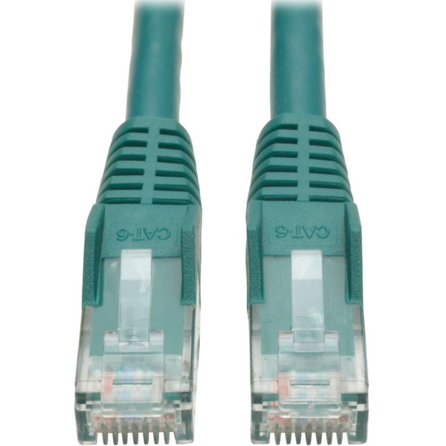 Tripp Lite Cat6 GbE Gigabit Ethernet Snagless Molded Patch Cable UTP Green RJ45 M/M 6in 6in - Category 6 - 128 MB/s - 5.91in - Green