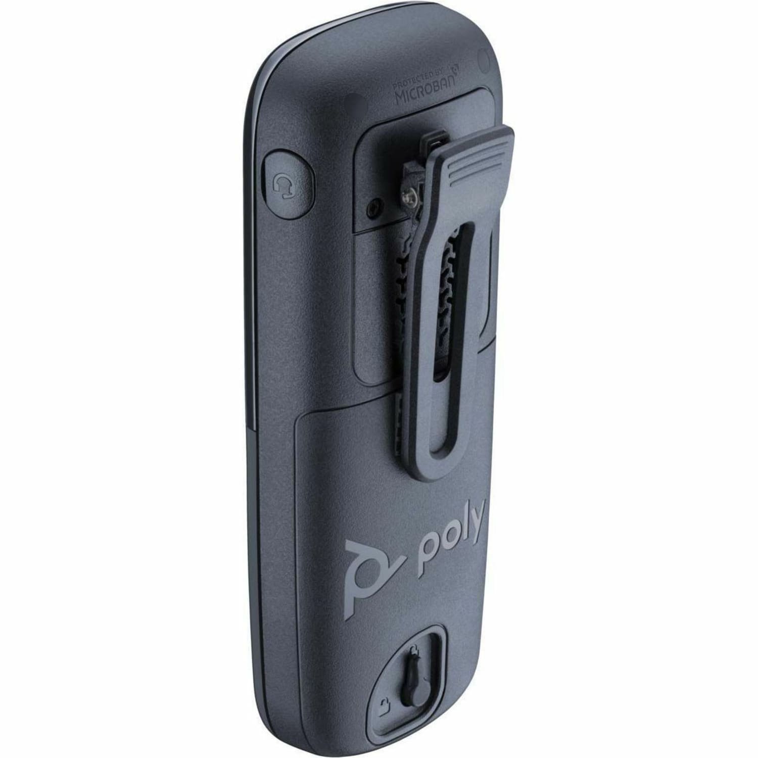Poly Rove 30 DECT Phone Handset - Cordless - DECT - 2.4in Screen Size - Audio - Headset Port - 18 Hour Battery Talk Time - Black - Image 5