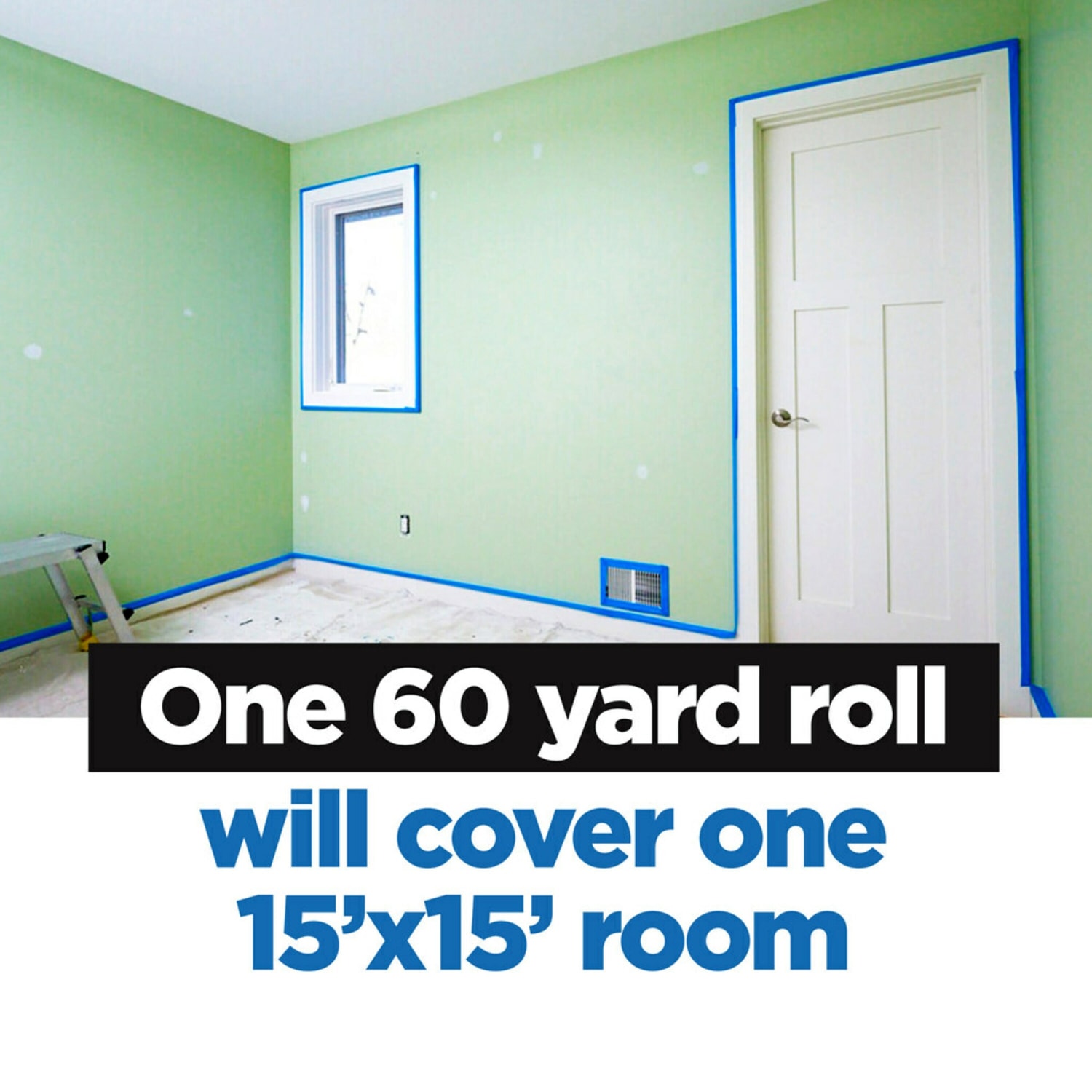 ScotchBlue Original Multi-Surface Painters Tape, 1 Tape Roll, 2 in x 60 yd, 3in Core, Paint Tape Protects Surfaces and Removes Easily, Multi-Surface Painting Tape for Indoor and Outdoor Use, Blue - Image 6