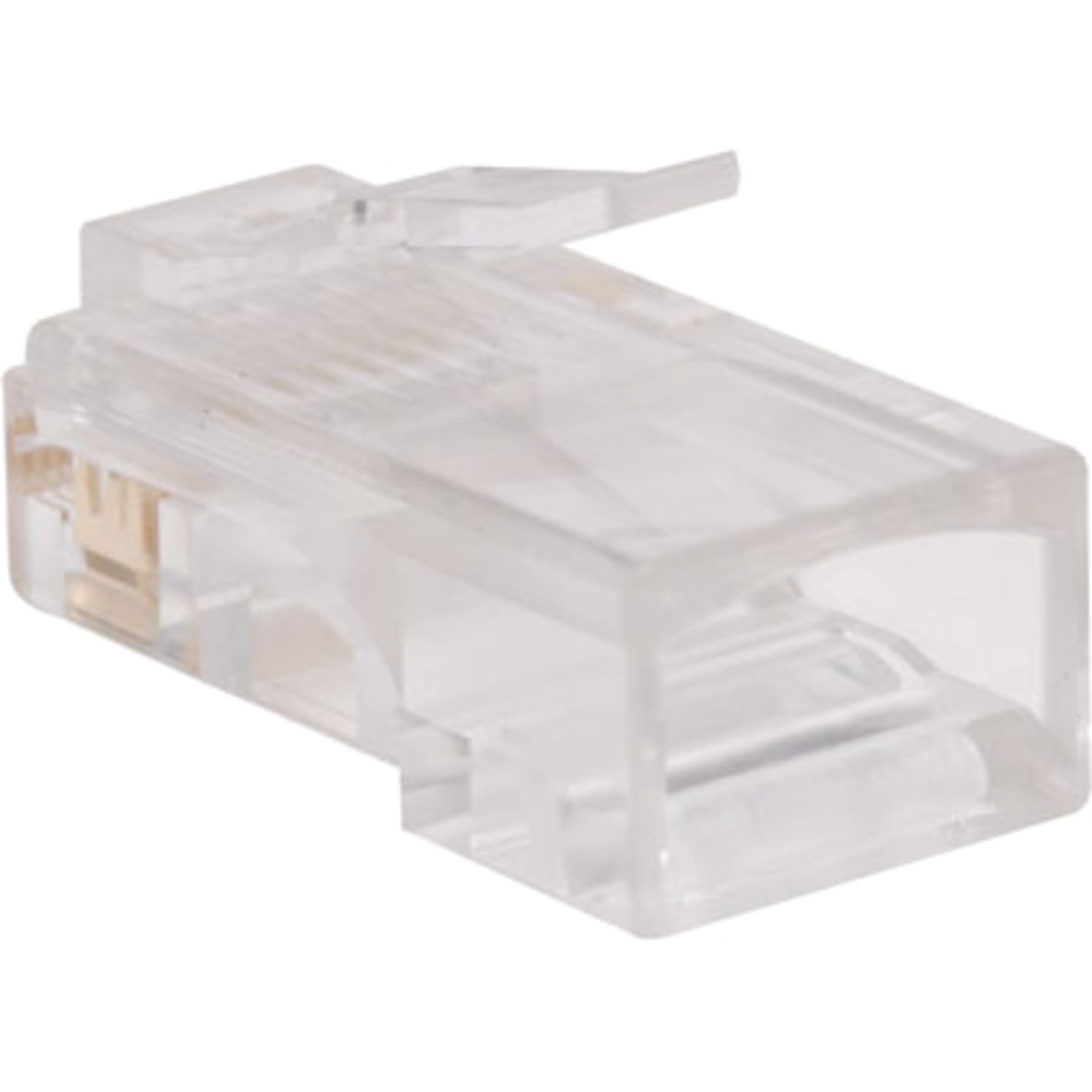 Tripp Lite RJ45 for Solid/Standard Conductor 4-Pair Cat5e Cat5 Cable 100 Pack - Network connector - RJ-45 (M) - CAT 5e - solid, stranded (pack of 100) - Image 5