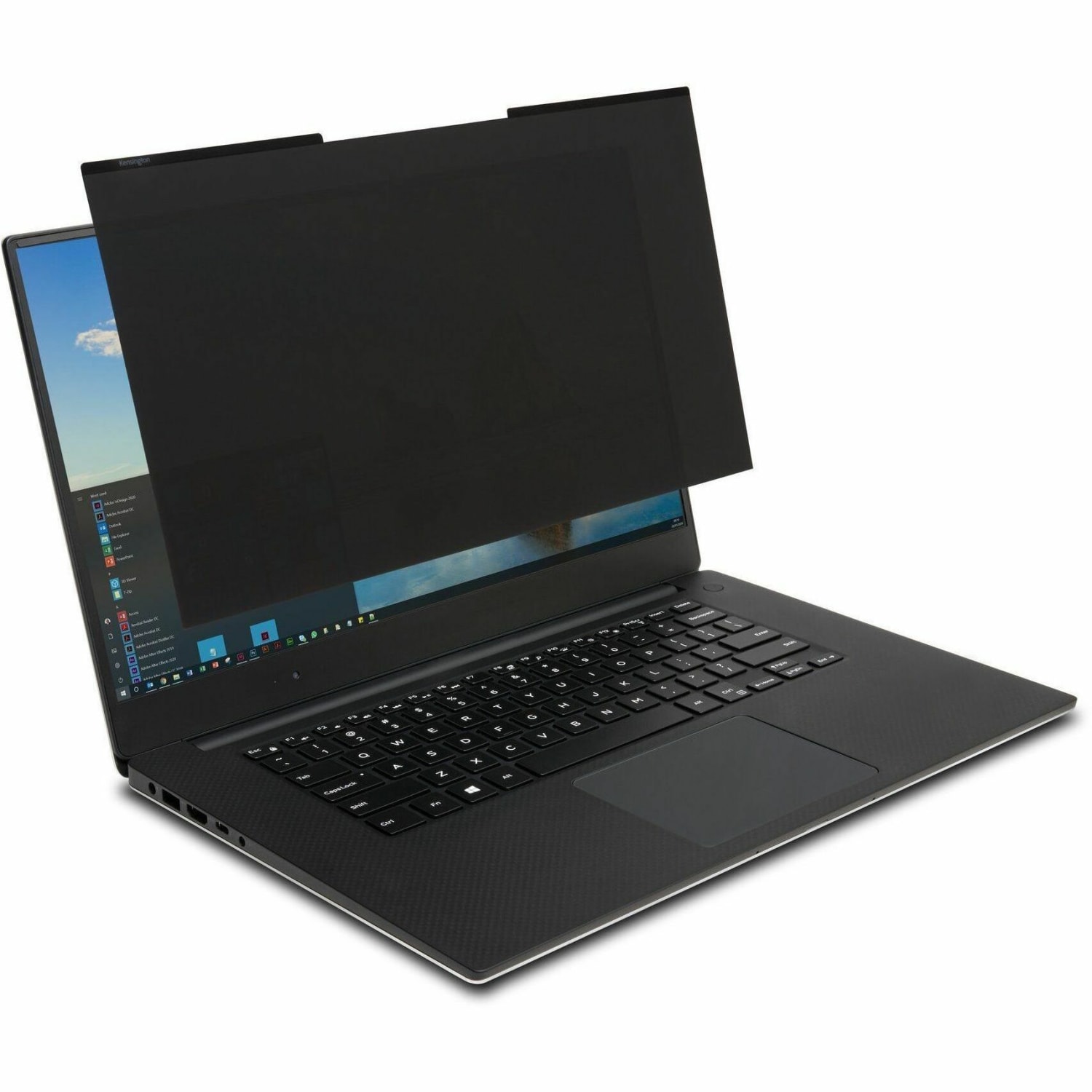 Kensington MagPro 14.0in (16:9) Laptop Privacy Screen Filter with Magnetic Strip Black - For 14in Widescreen LCD Notebook - 16:9 - Scratch Resistant, Damage Resistant, Fingerprint Resistant - Polyethylene Terephthalate (PET) - Anti-glare - Image 3