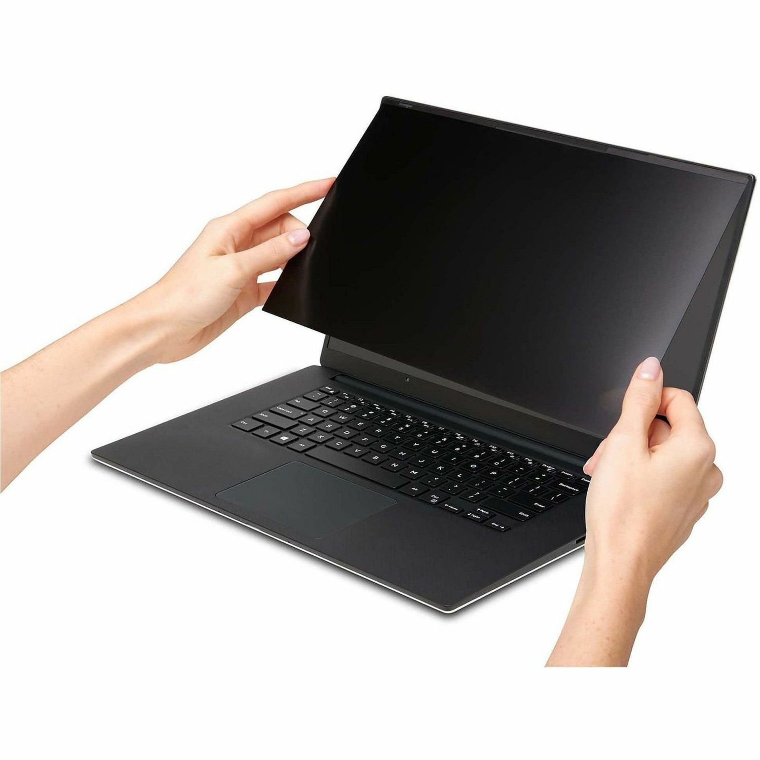 Kensington MagPro 14.0in (16:9) Laptop Privacy Screen Filter with Magnetic Strip Black - For 14in Widescreen LCD Notebook - 16:9 - Scratch Resistant, Damage Resistant, Fingerprint Resistant - Polyethylene Terephthalate (PET) - Anti-glare - Image 4