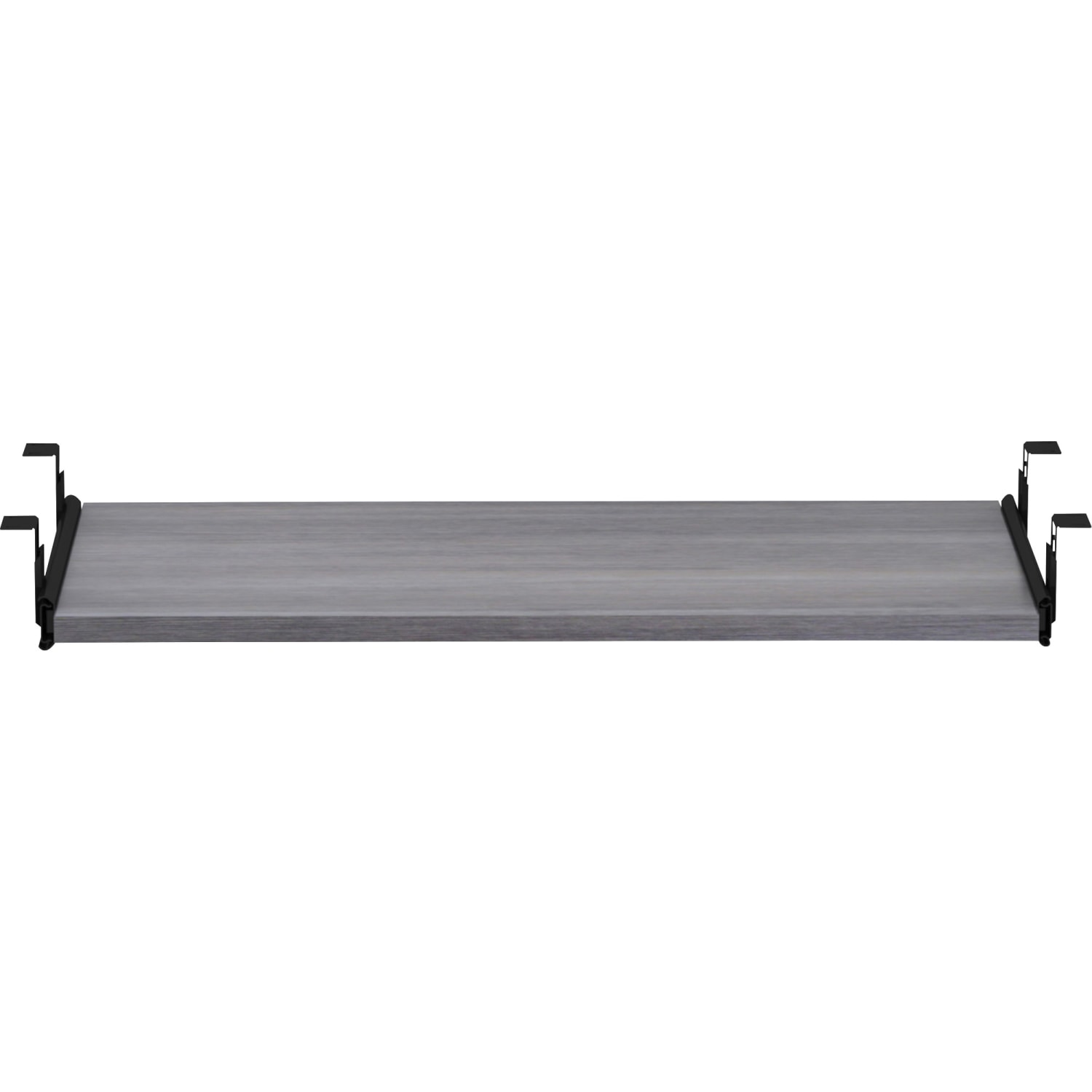 Lorell Essential Keyboard Tray, 13/16inH x 26inW x 15-7/16inD, Weathered Charcoal - Image 3