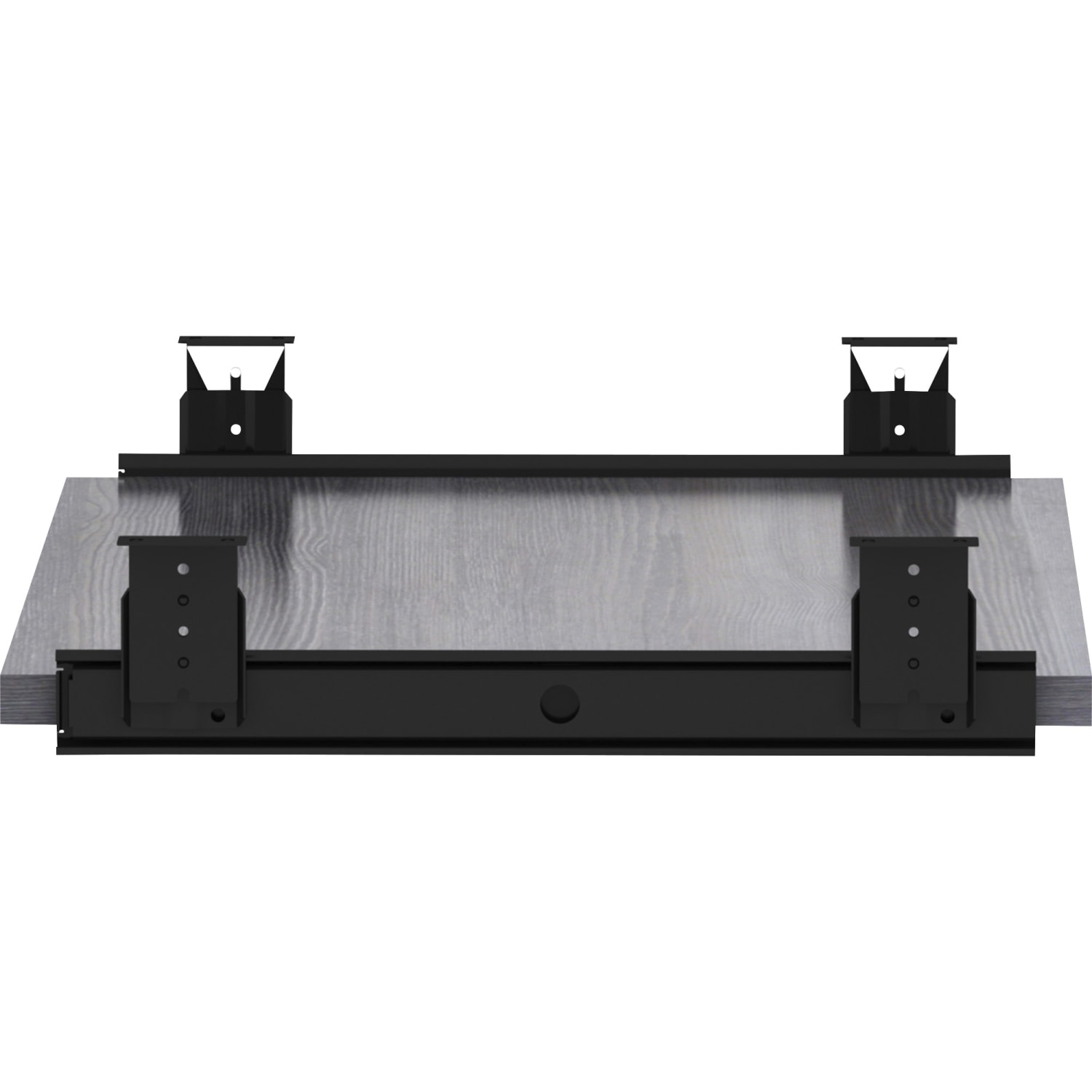 Lorell Essential Keyboard Tray, 13/16inH x 26inW x 15-7/16inD, Weathered Charcoal - Image 6