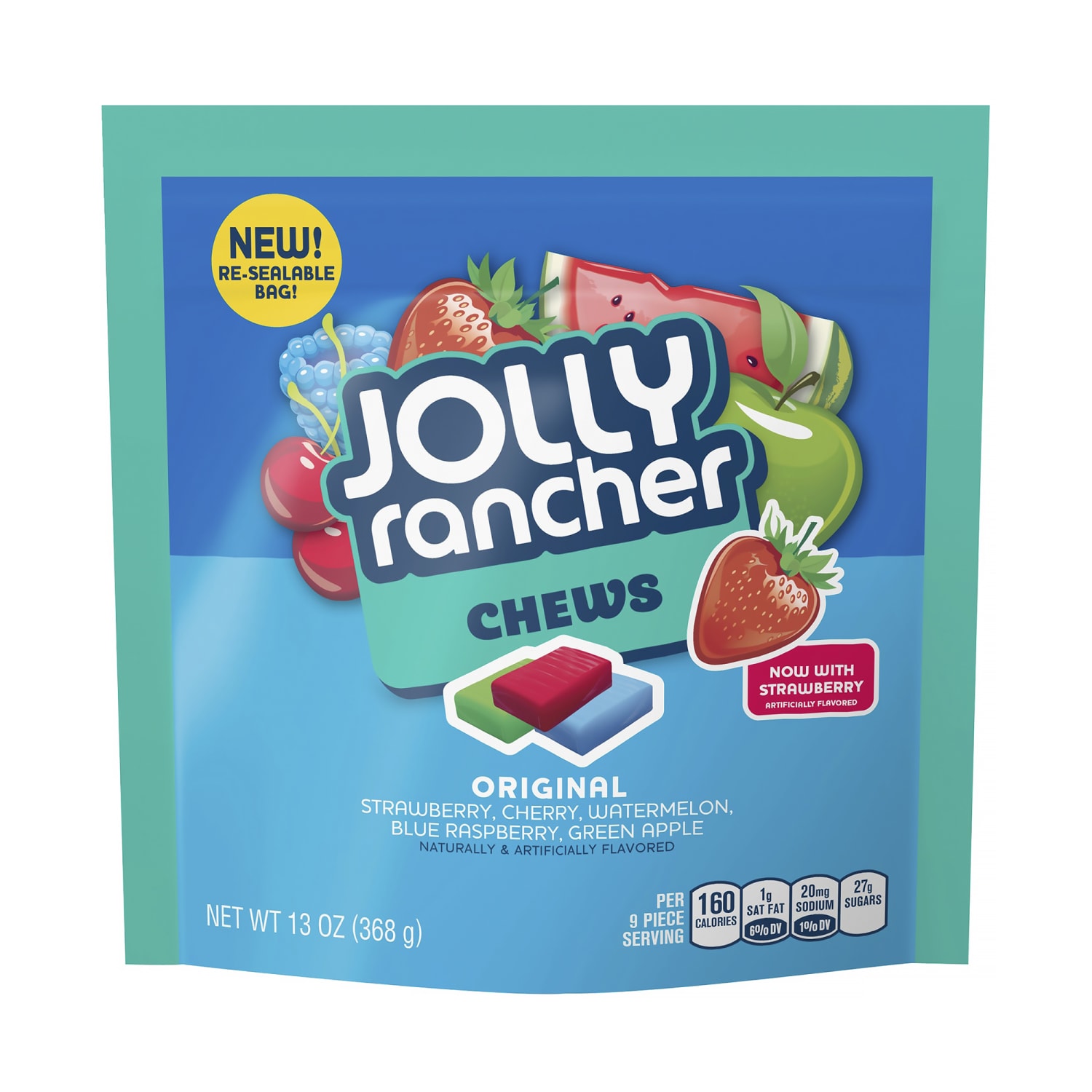 Jolly Rancher Chews Candy, 13 Oz Bag, Assorted Flavors, Pack Of 4 - Image 3