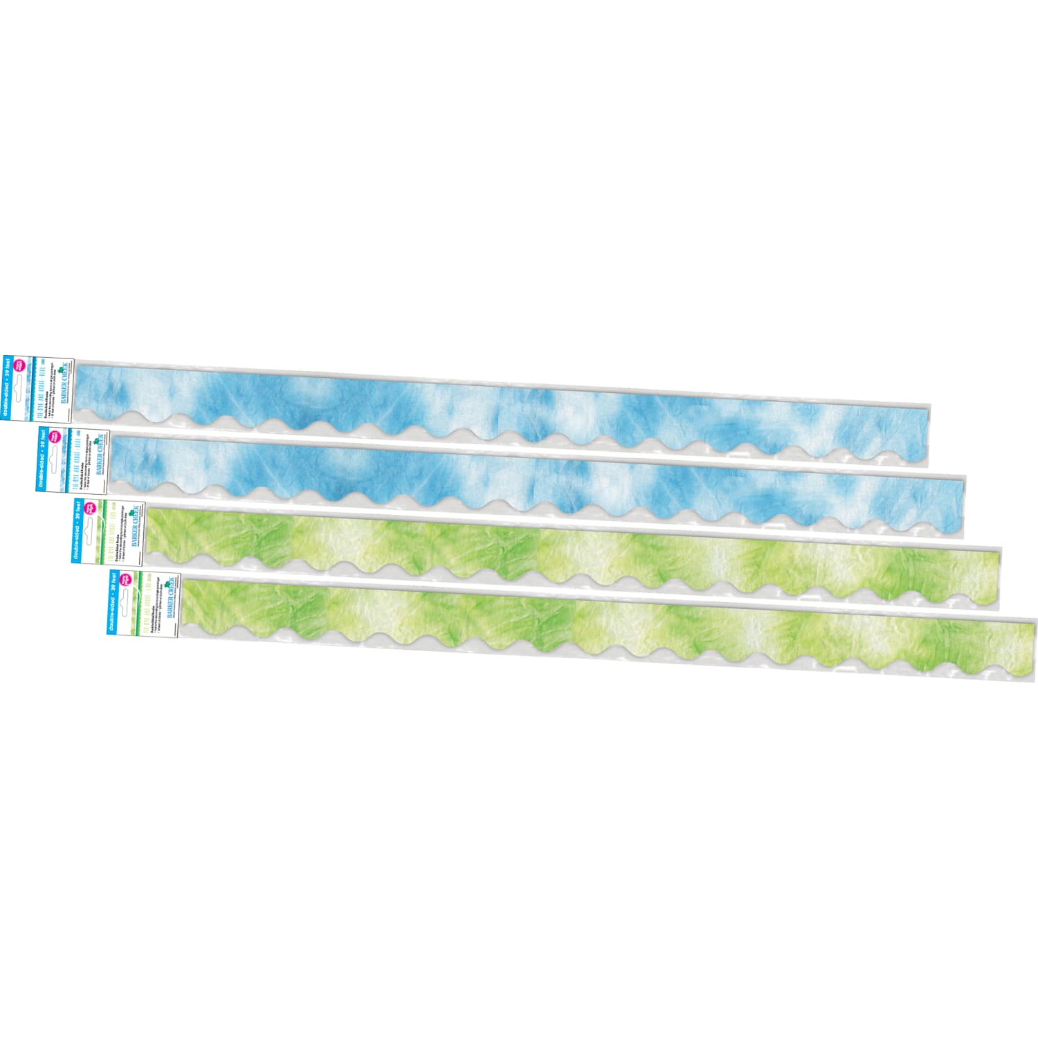 Blue/Lime Tie-Dye And Ombre