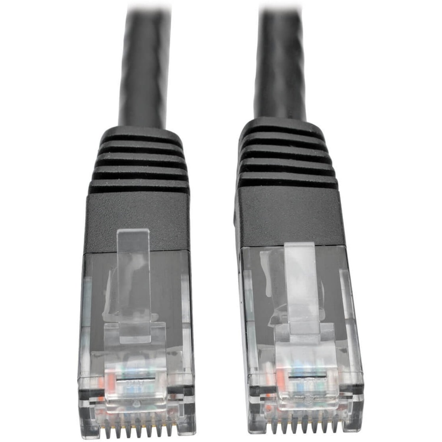 Tripp Lite Cat6 Gigabit Molded Patch Cable RJ45 M/M 550MHz 24 AWG Black 3ft - Category 6  - N200003BK