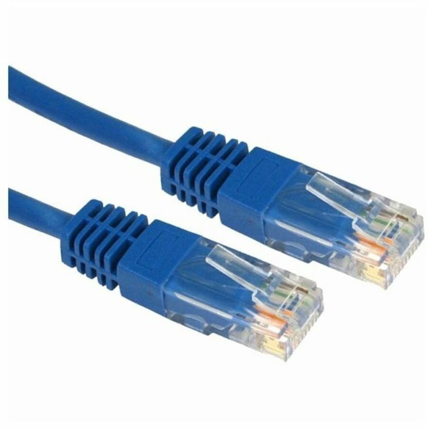 4XEM 35FT Cat5e Molded RJ45 UTP Network Patch Cable (Blue) - 35 ft Category 5e Network Cable for Network Device, Notebook, Computer, Router, Switch, Gaming Console - First End: 1 x RJ-45 Network - Male - Second End: 1 x RJ-45 Network - Male - Image 4
