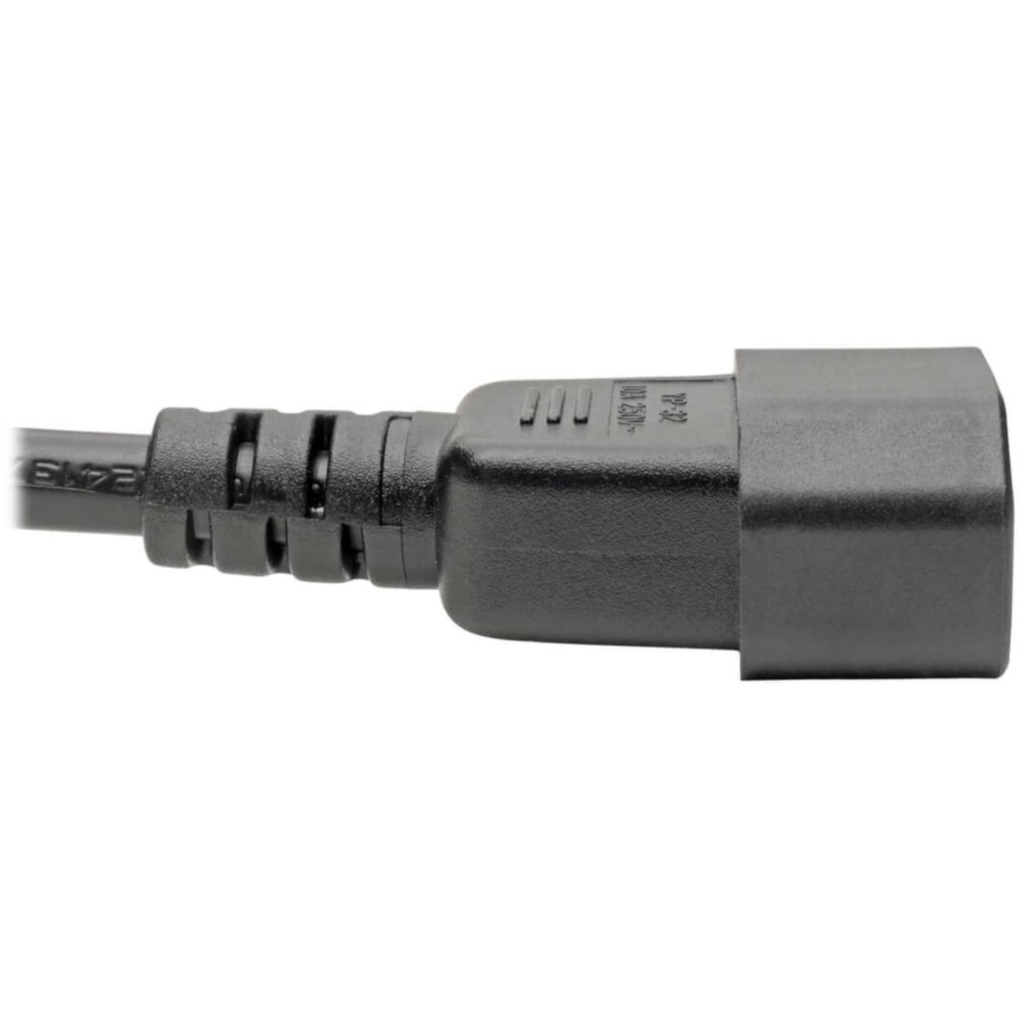Eaton Tripp Lite Series Laptop Power Adapter Cord, C14 to C5 Adapter - 2.5A, 250V, 18 AWG, 6 in., Black - Power cable - IEC 60320 C14 to IEC 60320 C5 - AC 100-250 V - 5.9 in - black - Image 4