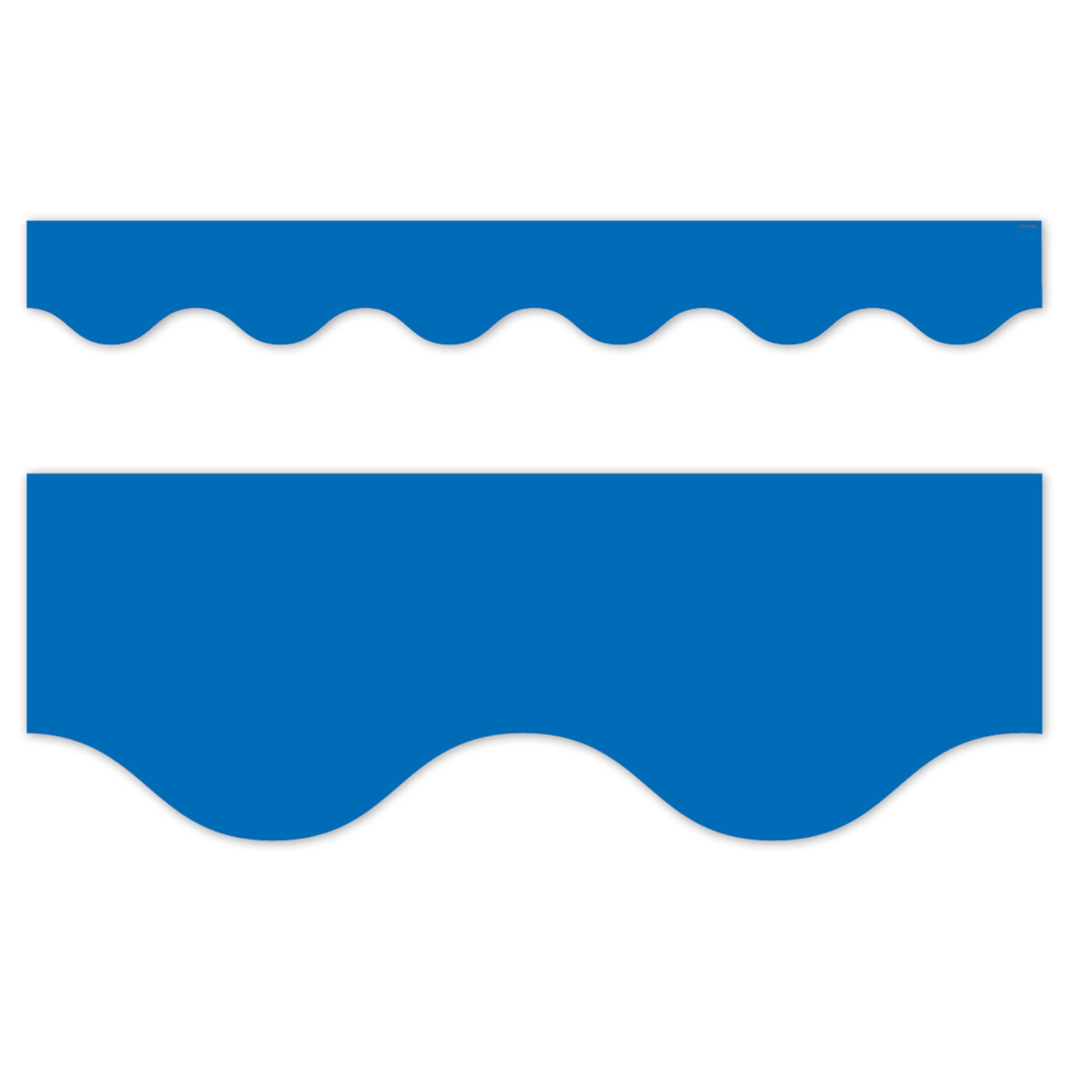 Creative Teaching Press EZ Border, 3in x 24in Strips, Core Decor Blue Wavy, 48 Feet Per Pack, Set Of 3 Packs - Image 3