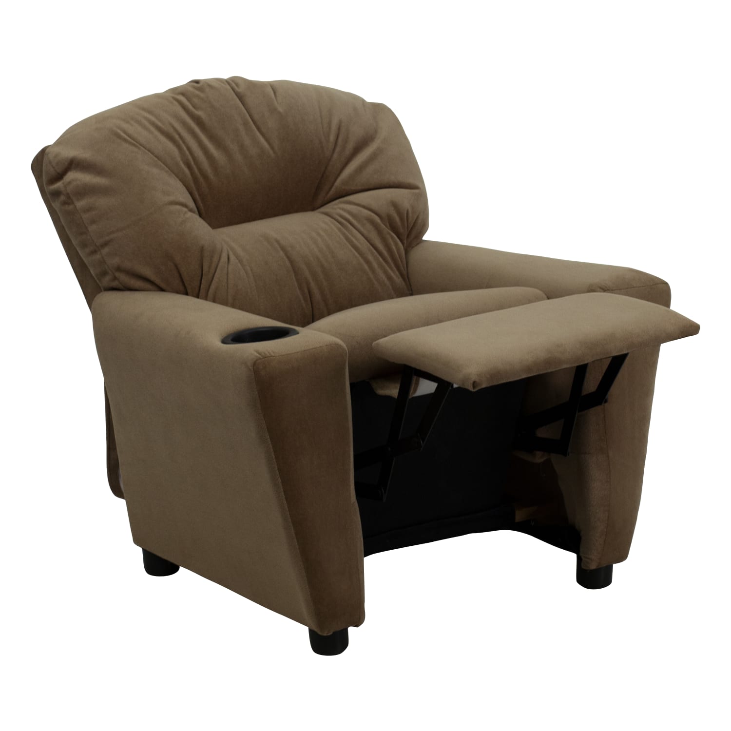Flash Furniture Contemporary Kids Microfiber Recliner Accent Chair With Cup Holder Brown PopularChairscom Flash Furniture Contemporary Kids Microfiber Recliner Accent Chair With Cup Holder Brown PopularChairscom