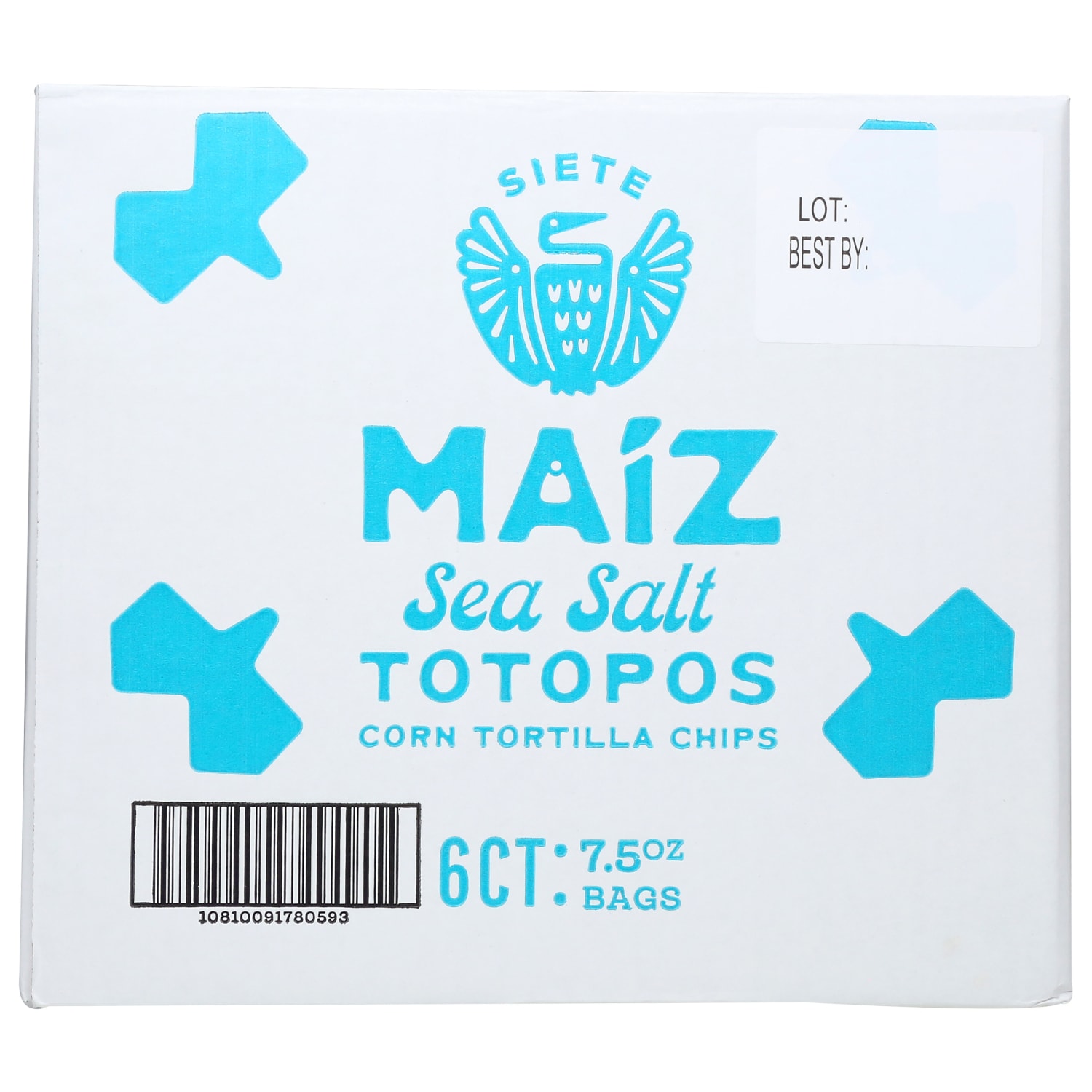 Siete Tortilla Chips, Maiz Sea Salt Totopos, 7.5 Oz, Total Qty 6 - Image 5