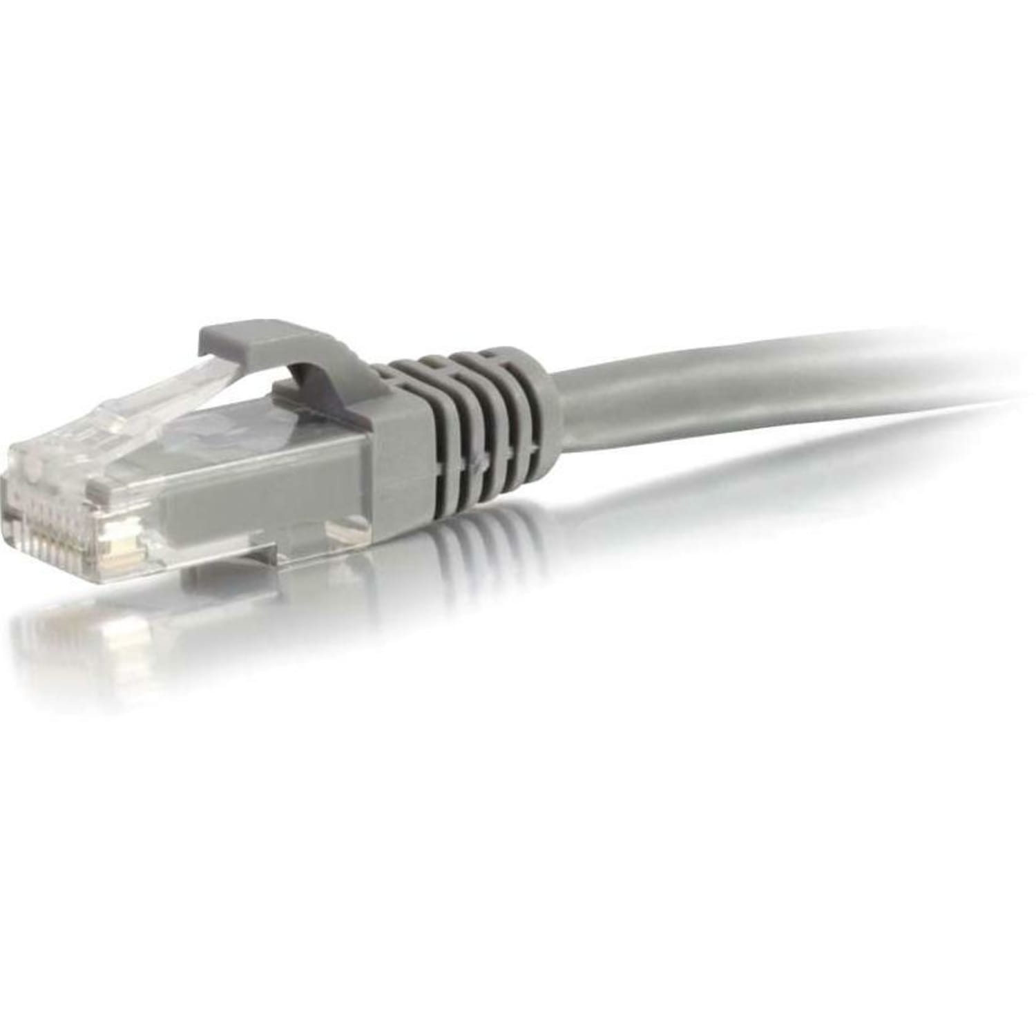 C2G 15ft Cat6 Ethernet Cable - Snagless Unshielded (UTP) - Gray - Category 6 for Network Device - RJ-45 Male - RJ-45 Male - 15ft - Gray - Image 4