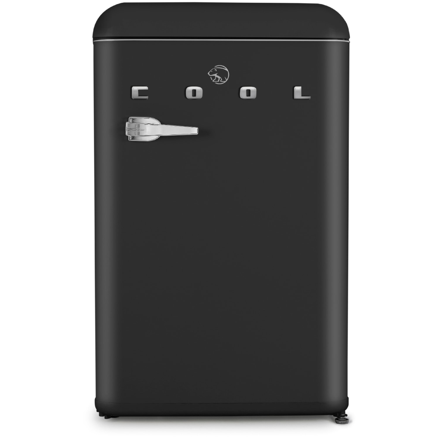 Commercial Cool 4.0 Cu. Ft. Retro Vintage Style Fridge, Black