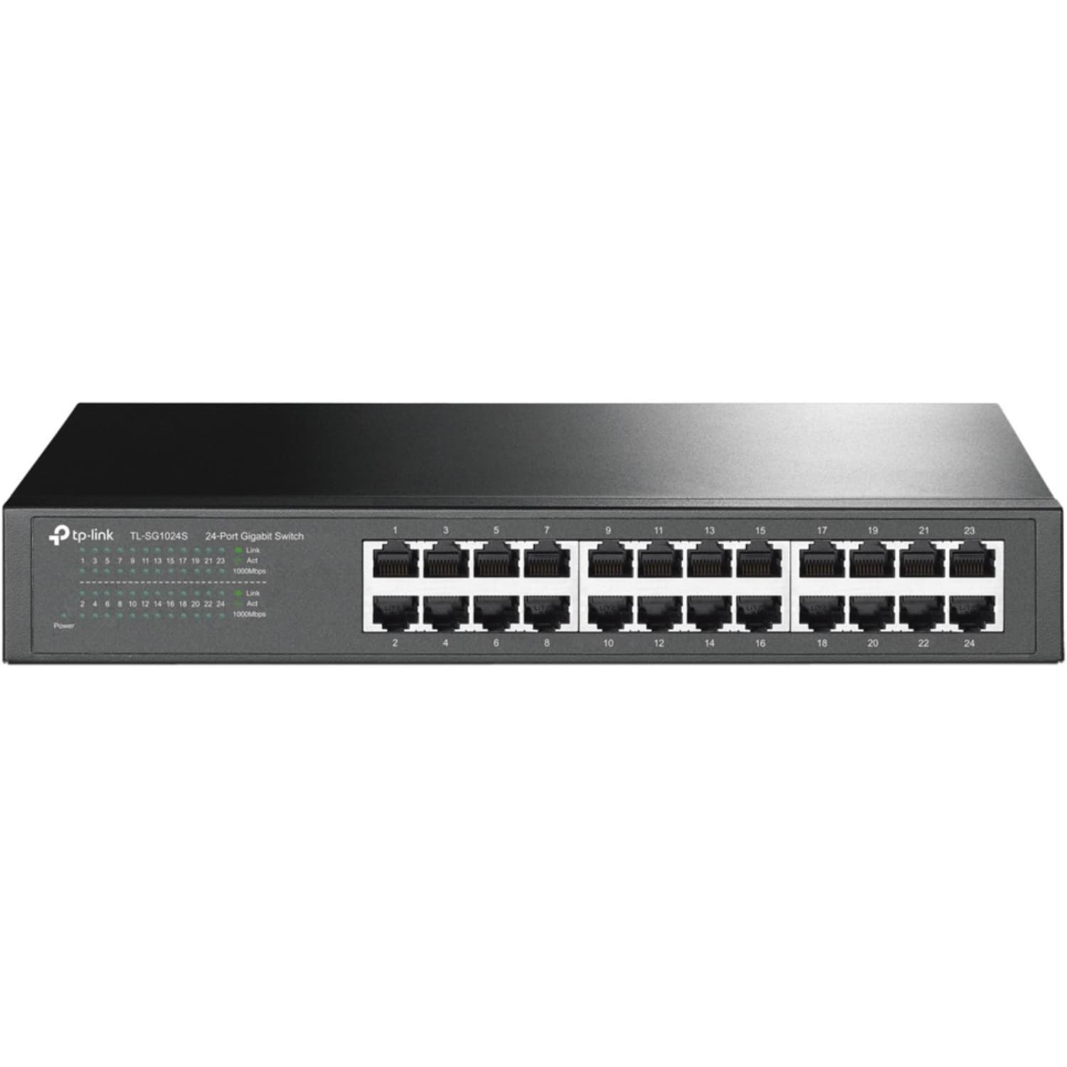 TP-Link TL-SG1024S - 24-Port Gigabit Desktop/Rackmount Ethernet Switch - Plug & Play - Shielded Ports - TLSG1024S