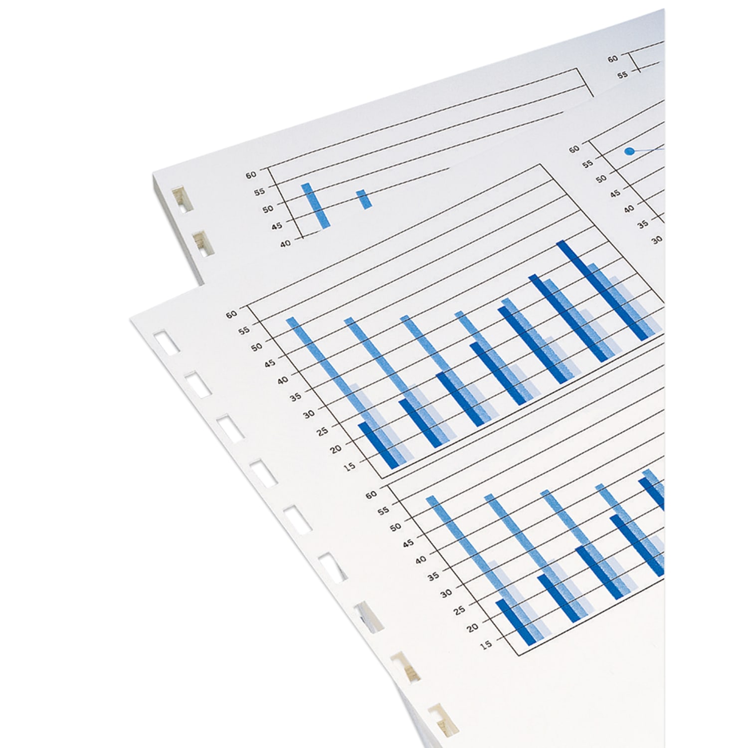 GBC Prepunched Paper, For Comb Binding, 19-Hole Left Punch, 1 Ream, 20 Lb, Ream Of 500 Sheets