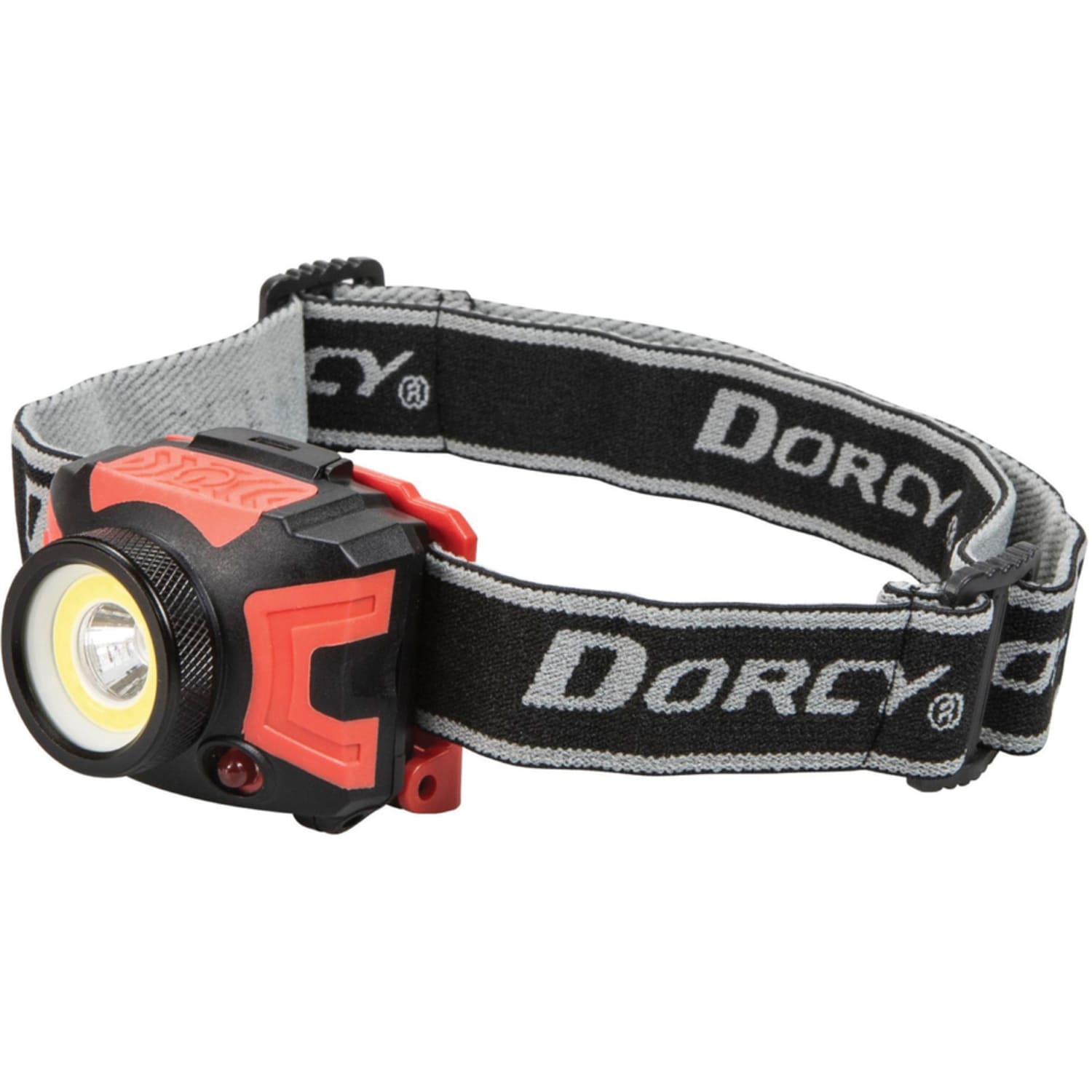 Dorcy Ultra HD 530 Lumen Headlamp - 530 lm Lumen - AAA - Battery - Water Resistant - Black, Red - 1 Each - Image 3