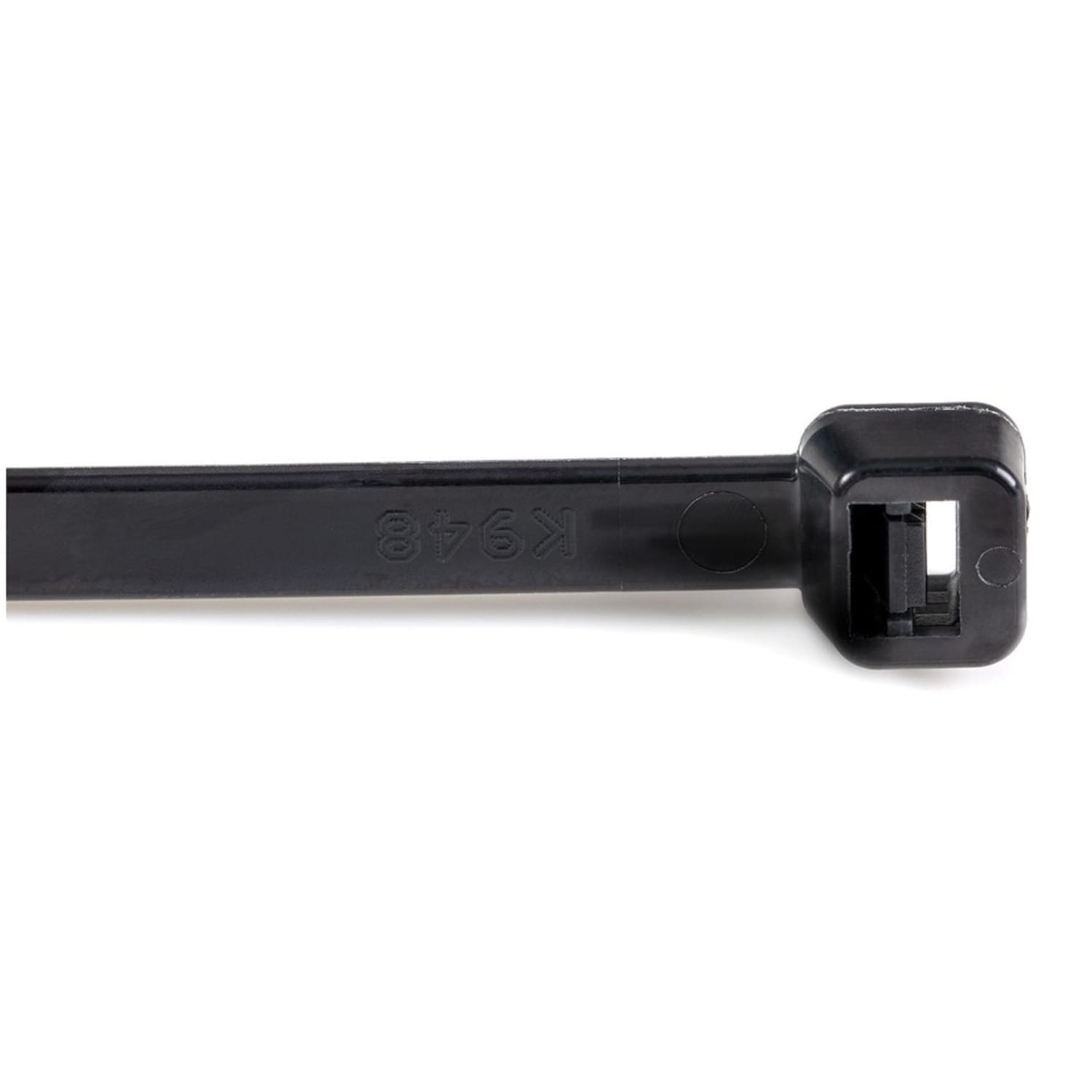 StarTech.com 100 Pack 10in Cable Ties - Black Extra Large Nylon/Plastic Zip Ties Adjustable Network Cable Wraps UL TAA - 100 Pack Black - Image 5