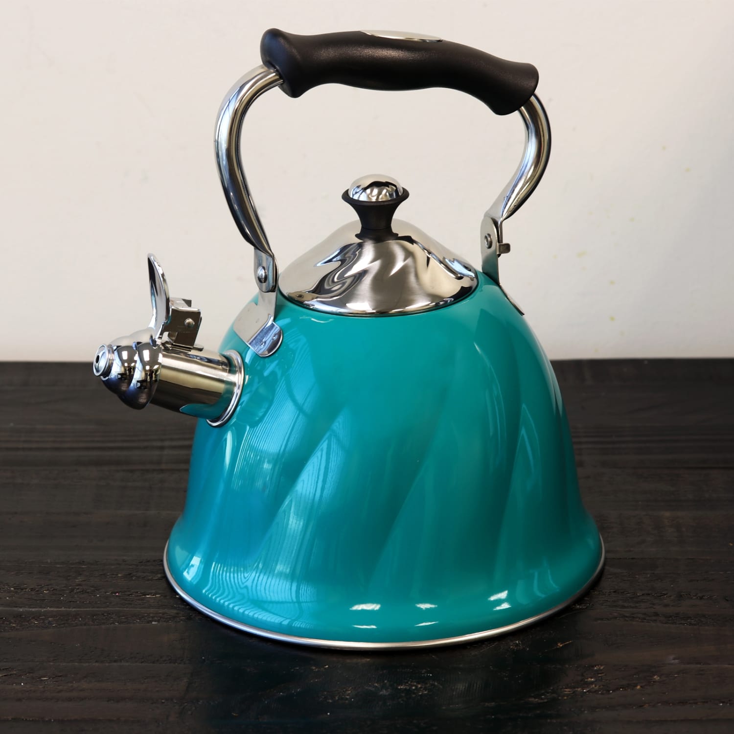 Mr. Coffee 2.1-Quart Whistling Tea Kettle, Alberton, Emerald Green - Image 4