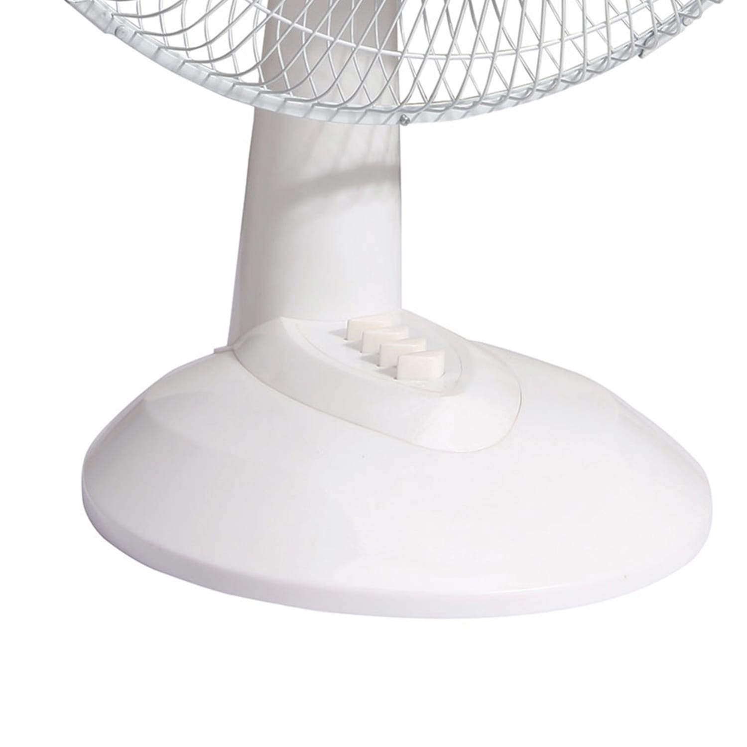 Optimus Kool Zone Oscillating Desk Fan, 21inH x 16inW x 16inD, White - Image 3