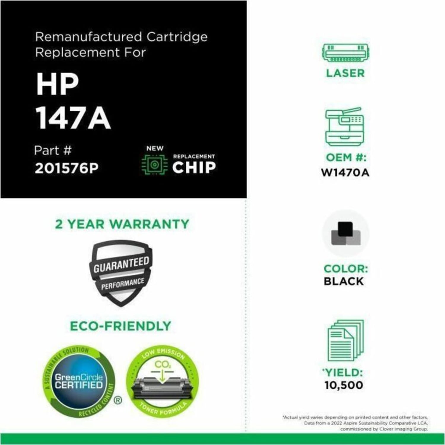 Office Depot Brand 201576P Remanufactured Black Standard Yield Toner Cartridge Replacement for HP 147A - Image 4