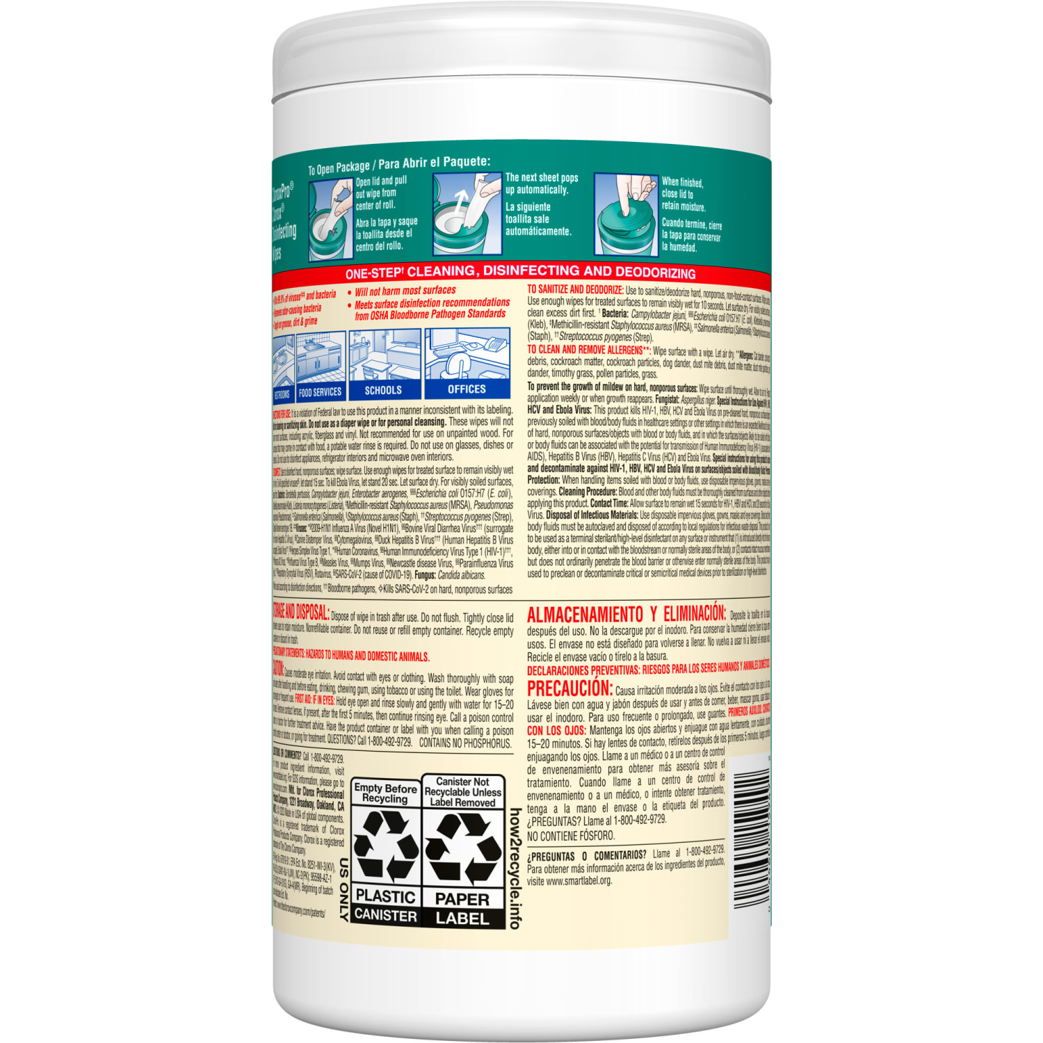 Clorox Disinfecting Wipes, 7in x 8in, Fresh Scent, Pack Of 75 Wipes - Image 4