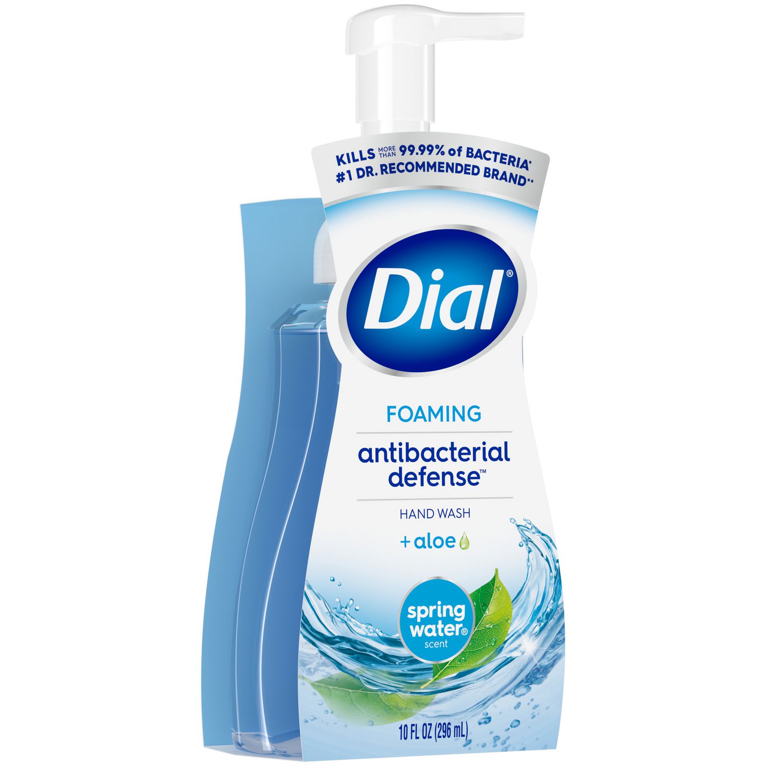 Dial Antibacterial Foaming Hand Wash, Spring Water Scent, 10 oz, 8/Carton - Image 5