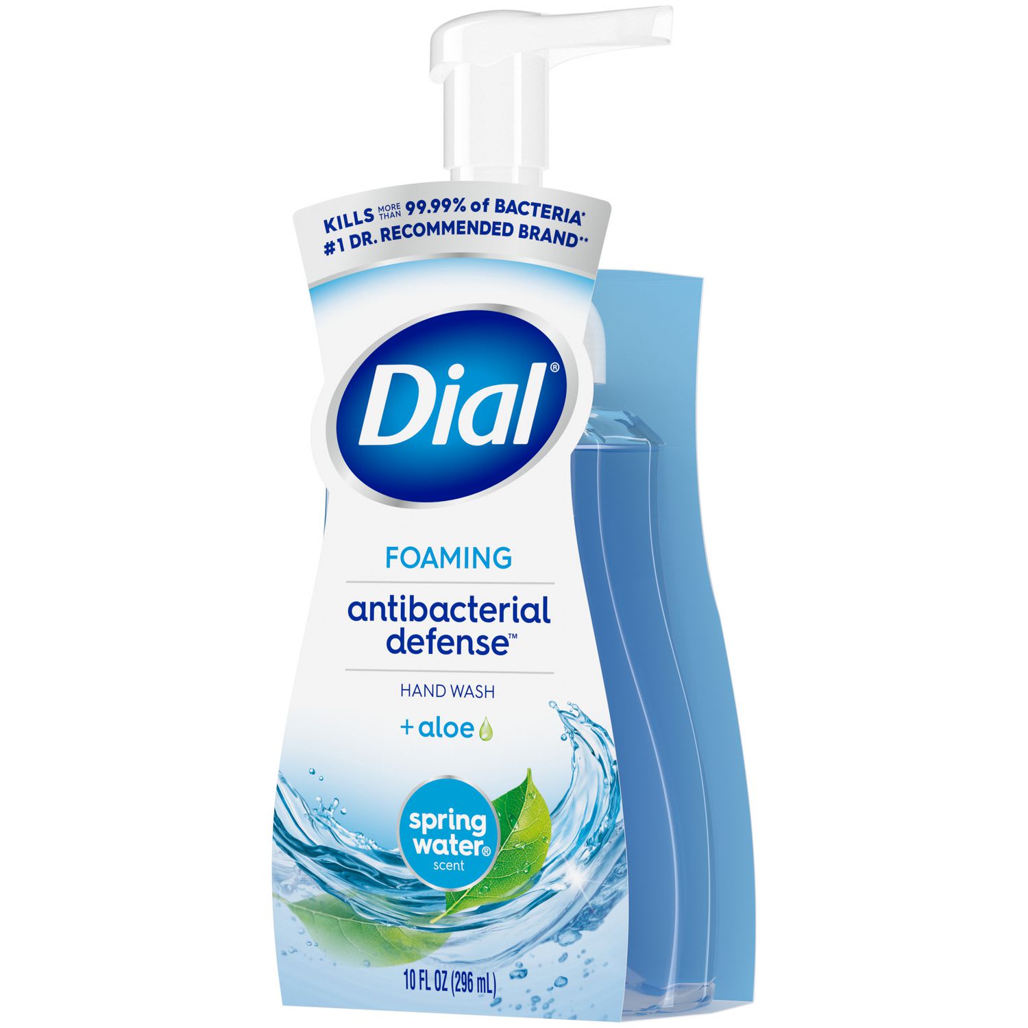 Dial Antibacterial Foaming Hand Wash, Spring Water Scent, 10 oz, 8/Carton - Image 6
