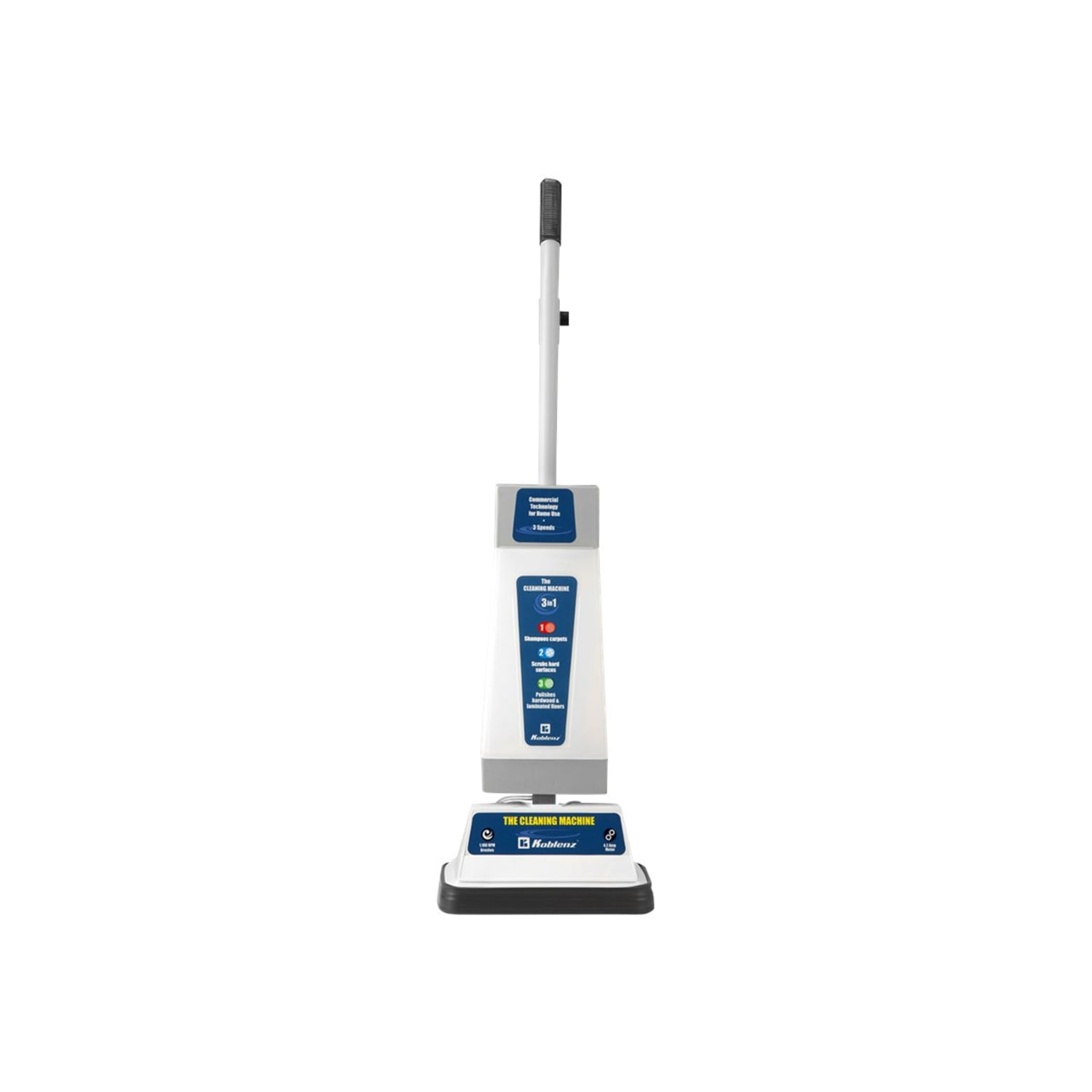Koblenz P-820 B Upright Rotary Cleaner - 820.27 kW Motor - 3.70 quart Water Tank Capacity - Scrubbing Brush, Brush, Polishing Pad, Buffing Pad
