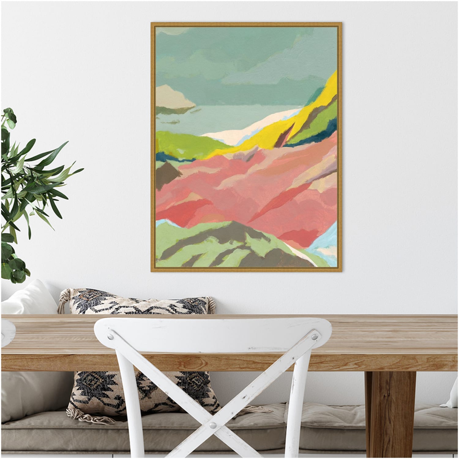 Amanti Art Candy Coast II Mountains by Jacob Green Framed Canvas Wall Art Print, 24inH x 18inW, Gold - Image 3