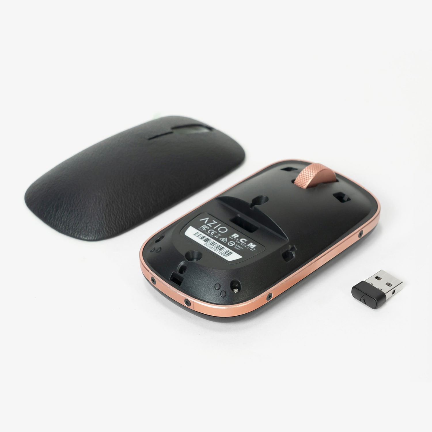 Azio Retro Classic Wireless Mouse, 3.2inH x 6inW x 6inD, Artisan, RM-RCM-L-03 - Image 4