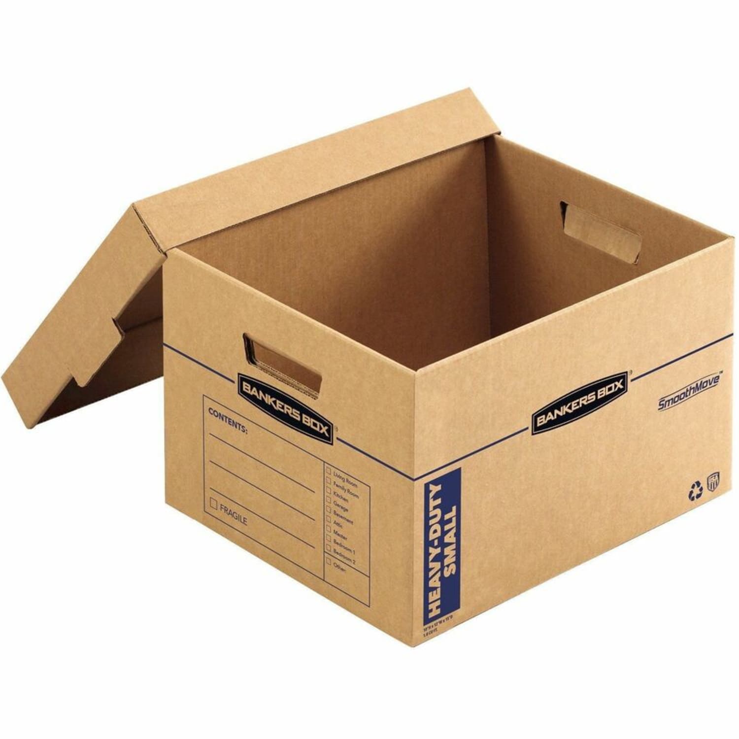 Bankers Box SmoothMove Moving & Boxes, 1213/16in x 16 1/2in x 10 1/16in, Case Of 8 - Image 4