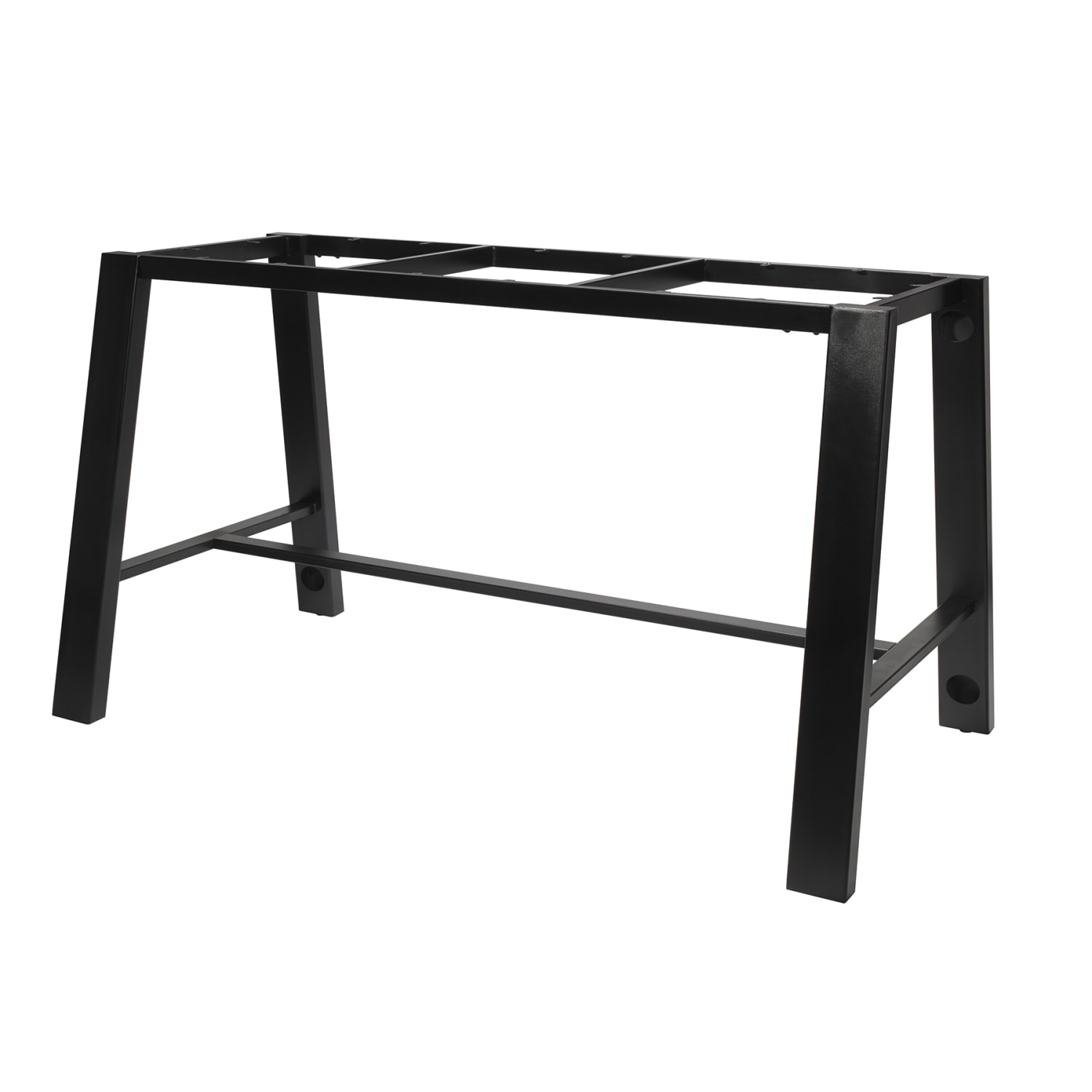 KFI Studios Midtown Dining Table With 4 Chairs, Espresso/White Table, White Chairs - Image 5