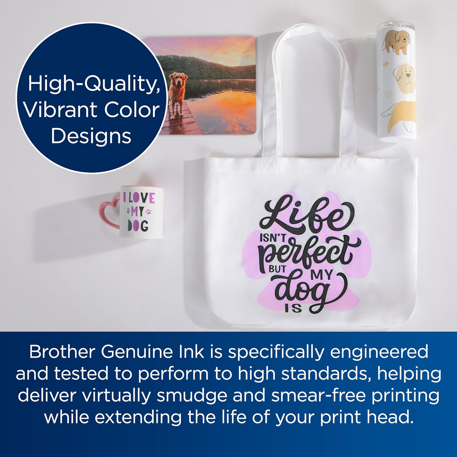 Brother SP1 Sublimation Printer With 4-Color Sublimation Ink Cartridges And 100-Sheet Sublimation Paper - Image 6